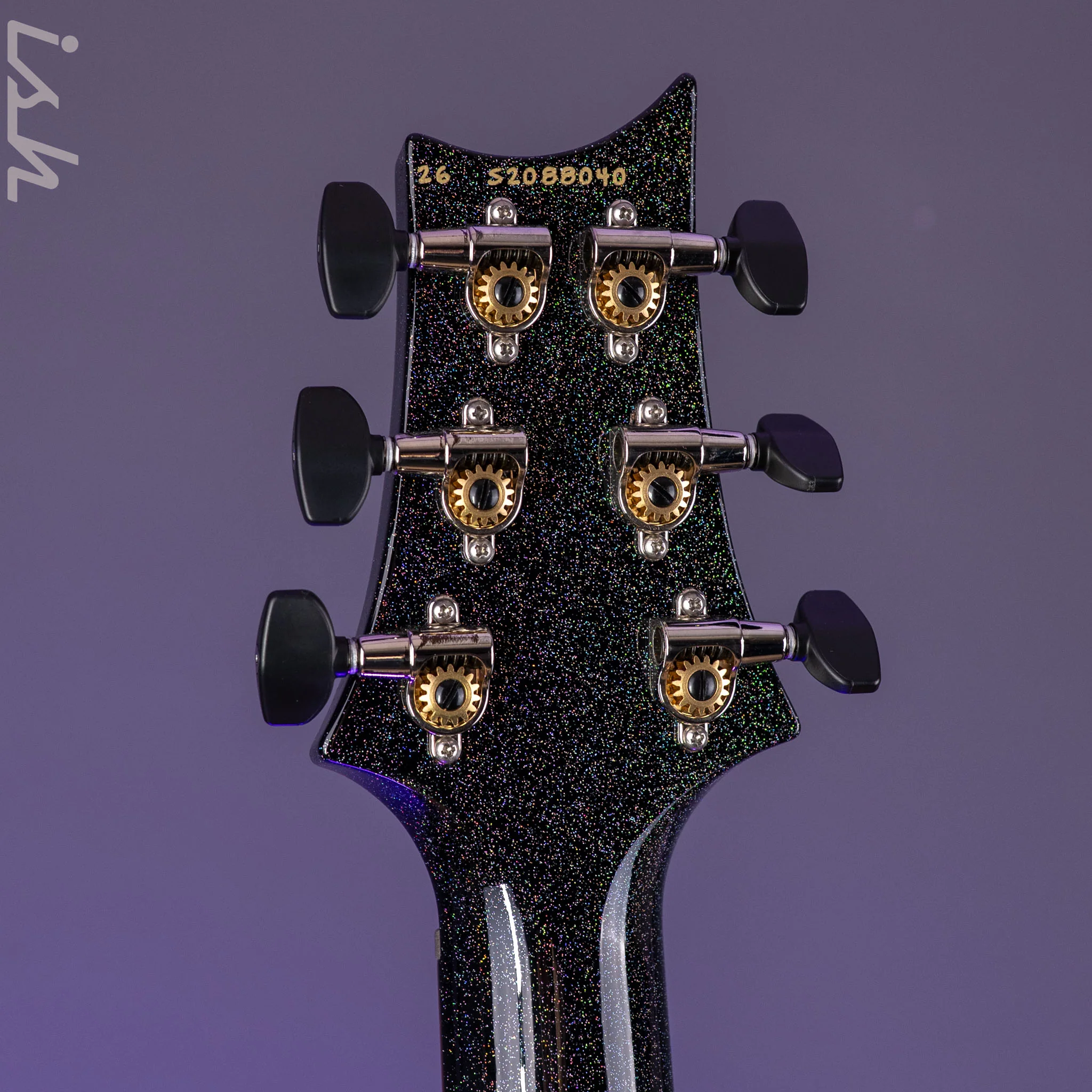 PRS S2 Vela HHT Gloss Black Rainbow Holoflake *New Model* - Image 12
