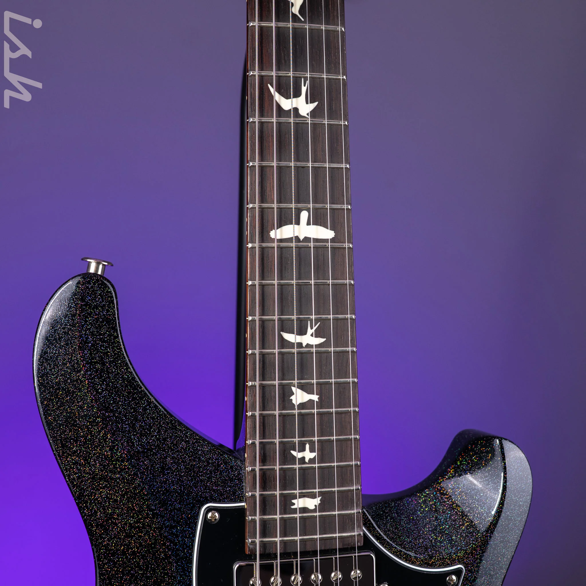 PRS S2 Vela HHT Gloss Black Rainbow Holoflake *New Model* - Image 6