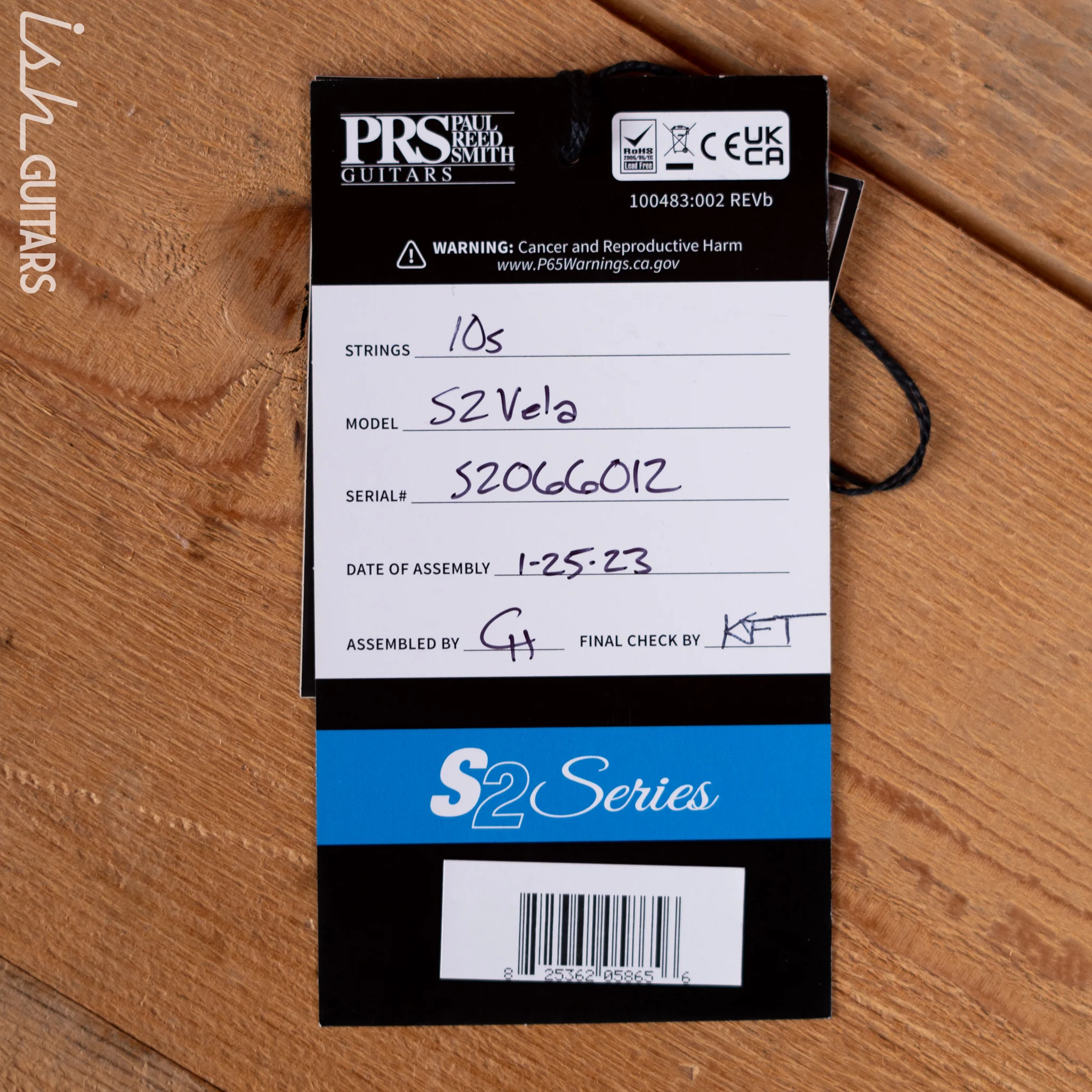 PRS S2 Vela Satin Black - Image 11