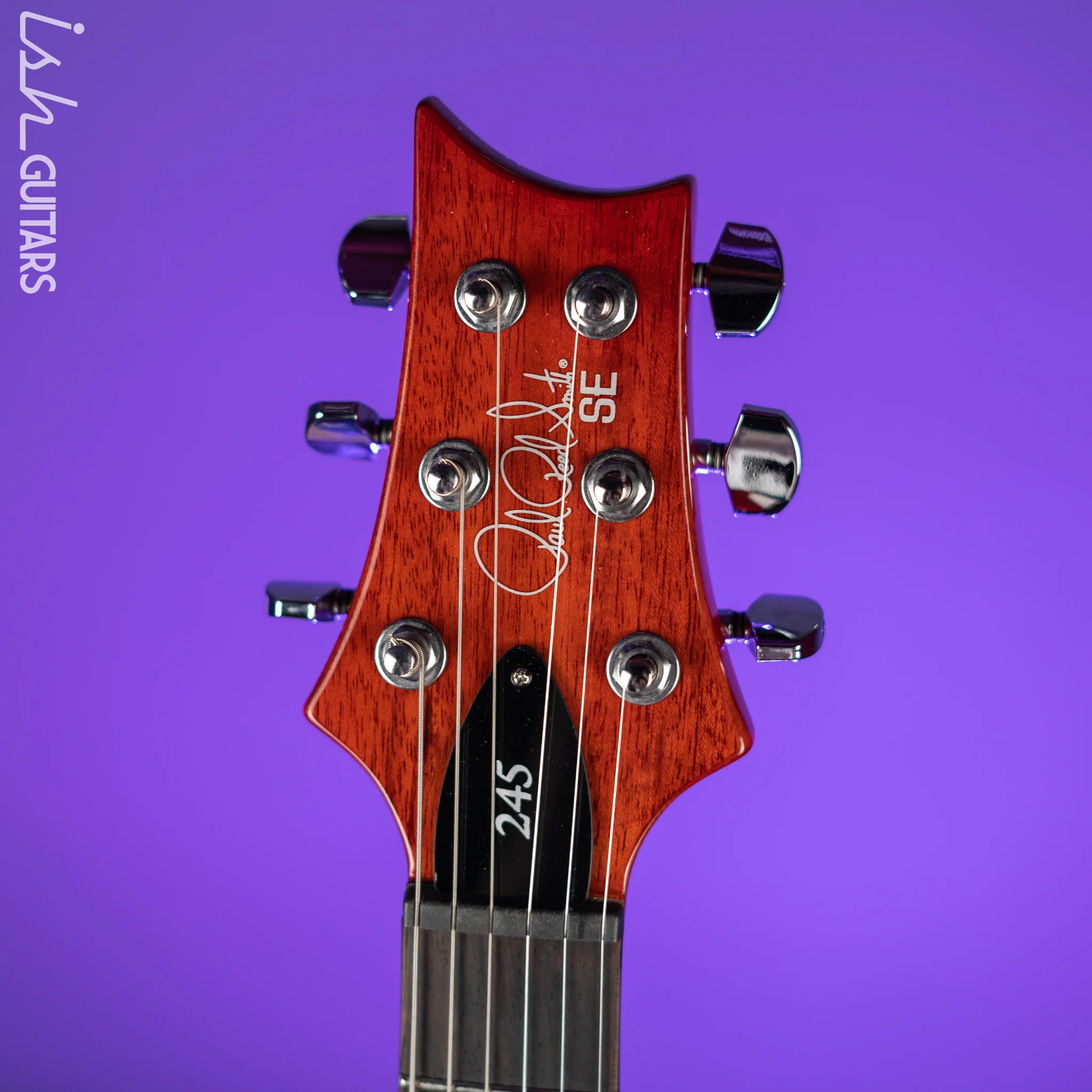 PRS SE 245 Singlecut Electric Guitar Vintage Sunburst - Image 5
