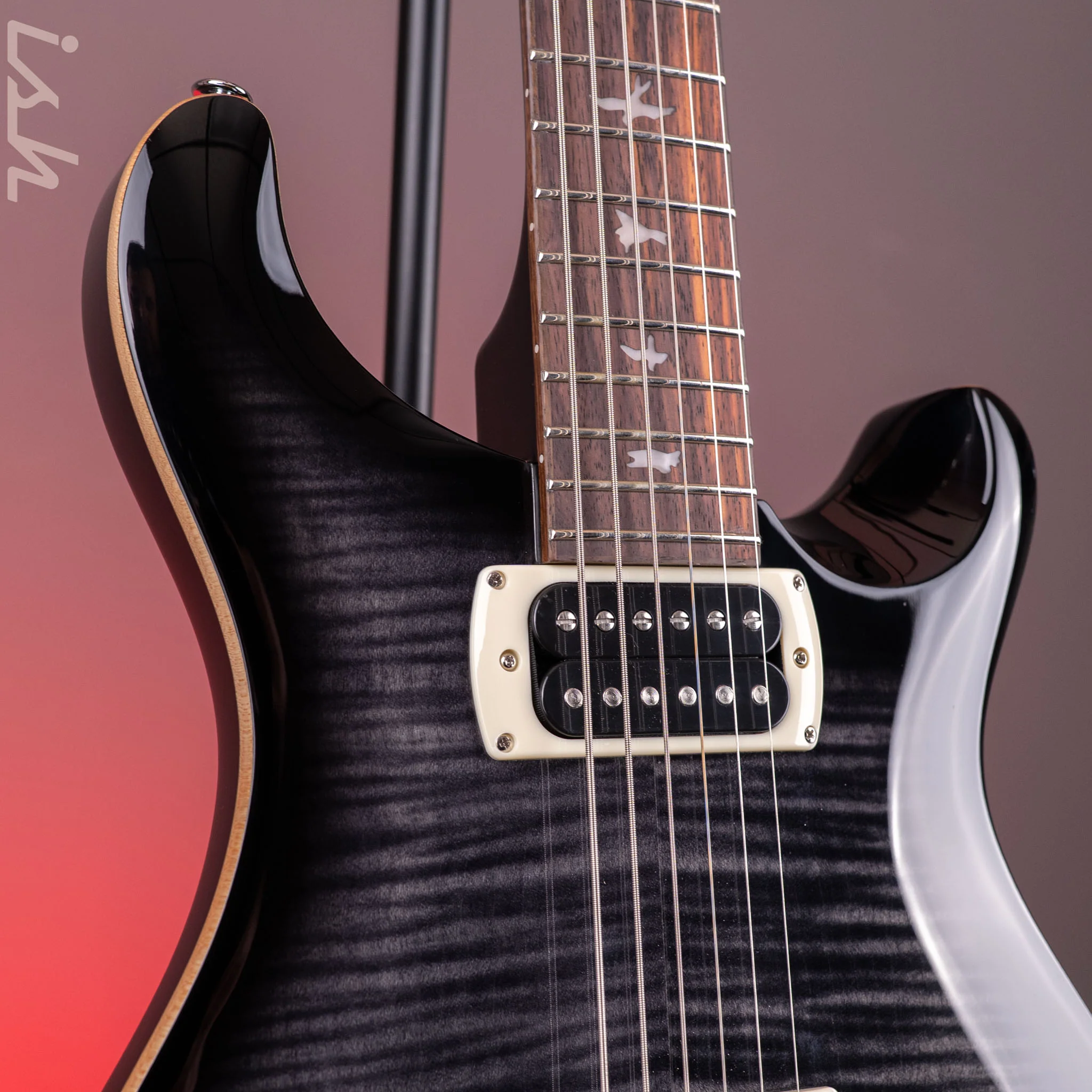PRS SE 277 Baritone Charcoal Burst - Image 4