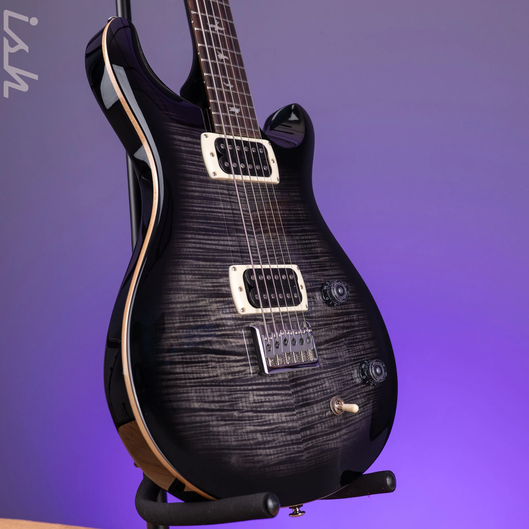 PRS SE 277 Baritone Charcoal Burst - Image 3