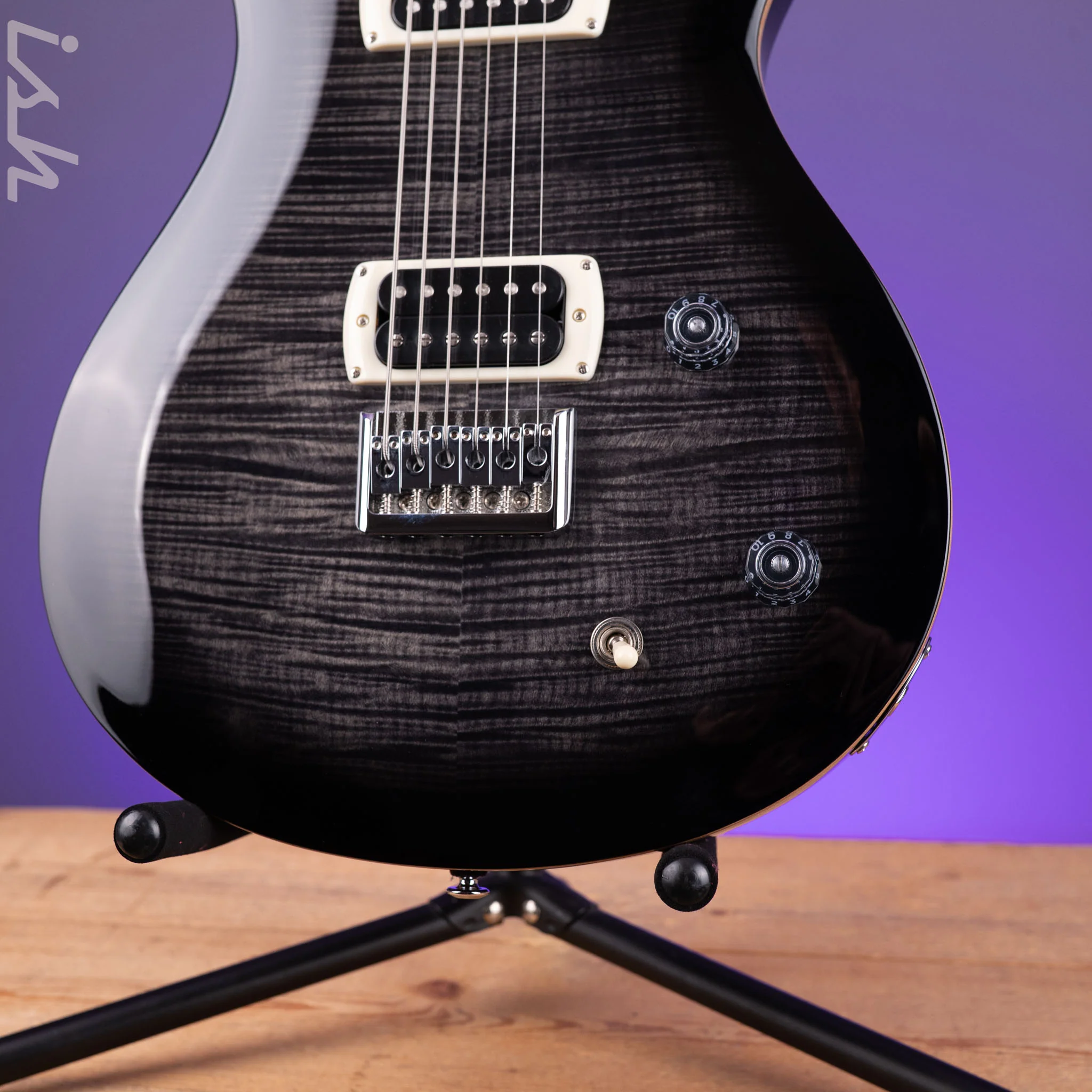 PRS SE 277 Baritone Charcoal Burst - Image 5