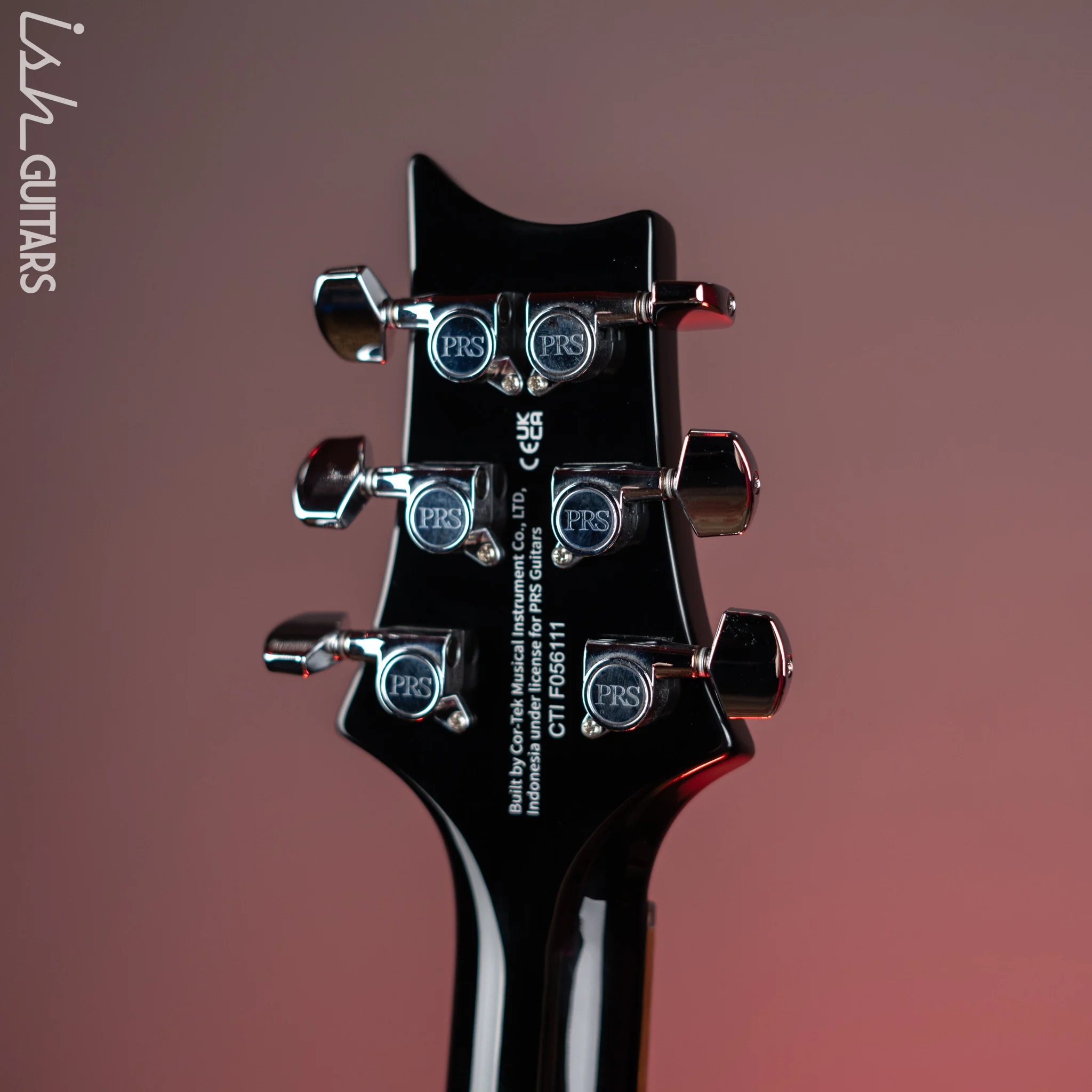 PRS SE 277 Baritone Left Handed Electric Guitar Charcoal Burst - Image 10
