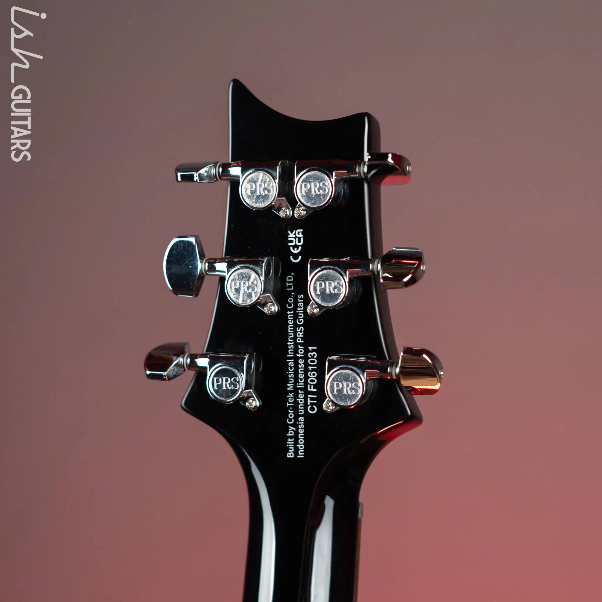 PRS SE 277 Baritone Left Handed Electric Guitar Charcoal Burst - Image 10