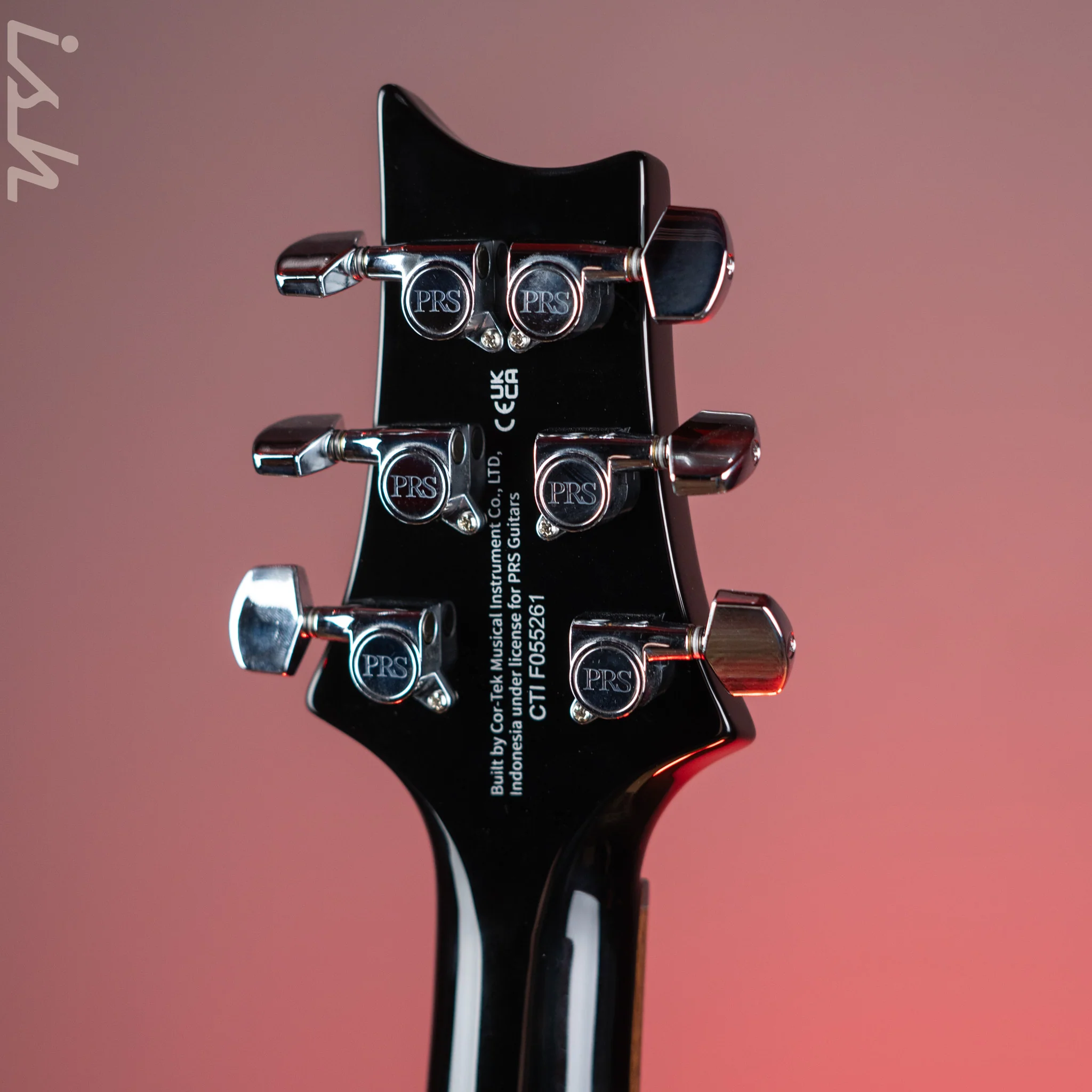 PRS SE 277 Baritone Left Handed Electric Guitar Charcoal Burst - Image 10