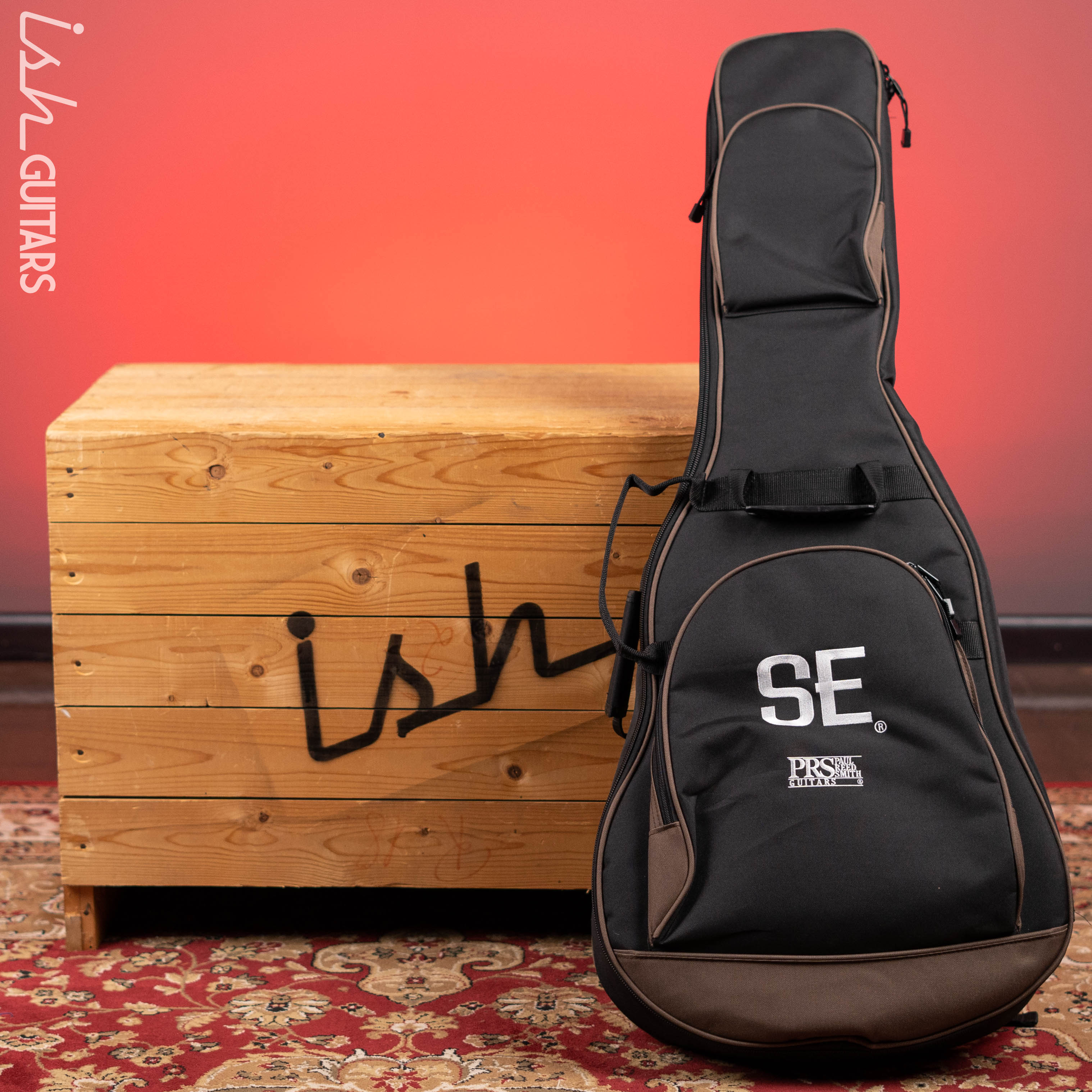 PRS SE A20E Angelus Acoustic-Electric Guitar Black Gloss Top - Image 11