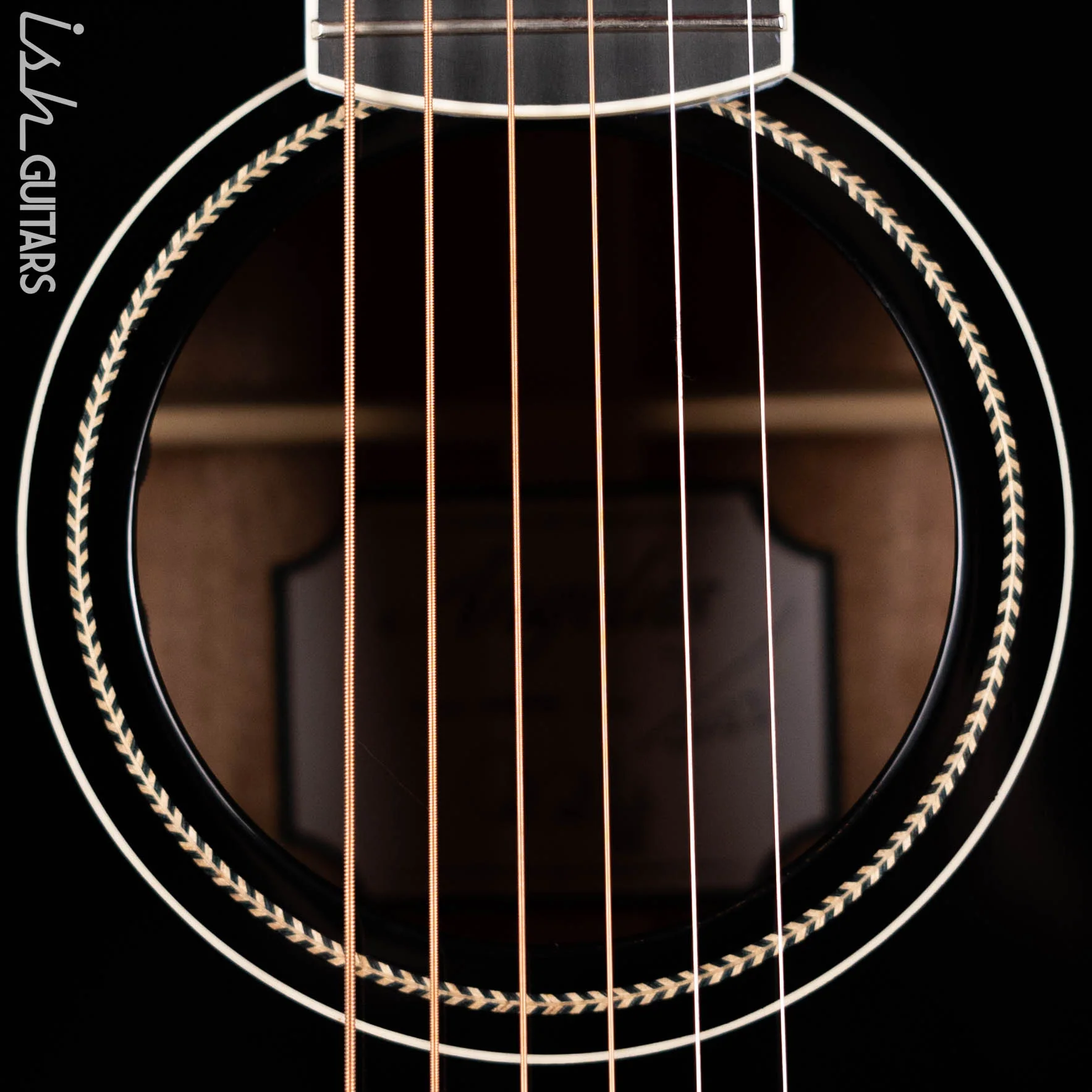 PRS SE A20E Angelus Gloss Black Top Acoustic Guitar - Image 6