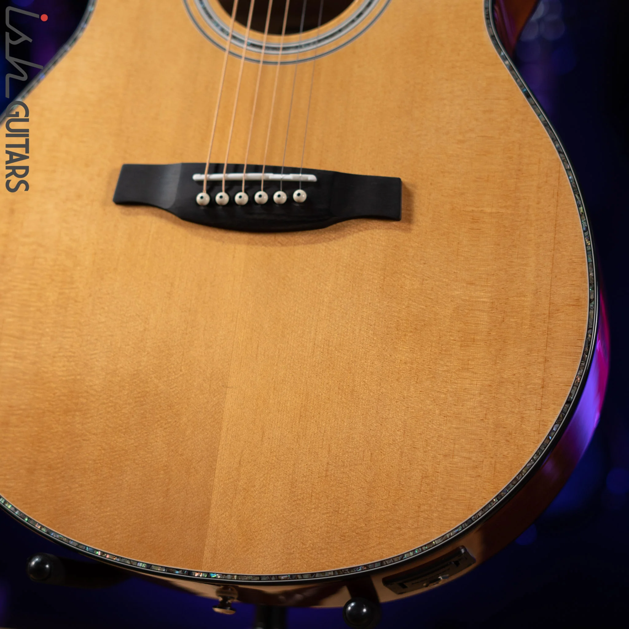 PRS SE A50E Angelus Acoustic-Electric Guitar Black Gold - Image 5