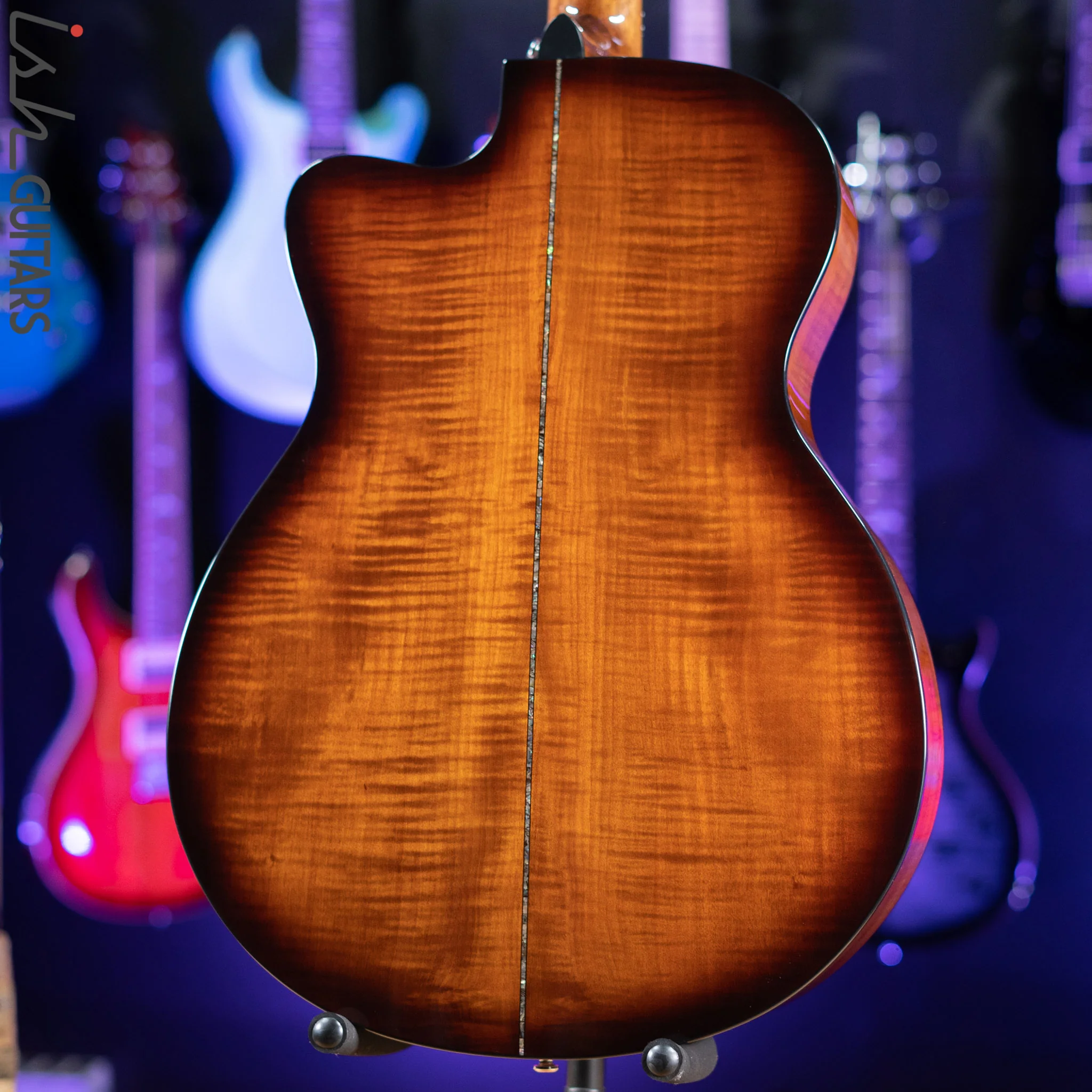 PRS SE A50E Angelus Acoustic-Electric Guitar Black Gold - Image 9