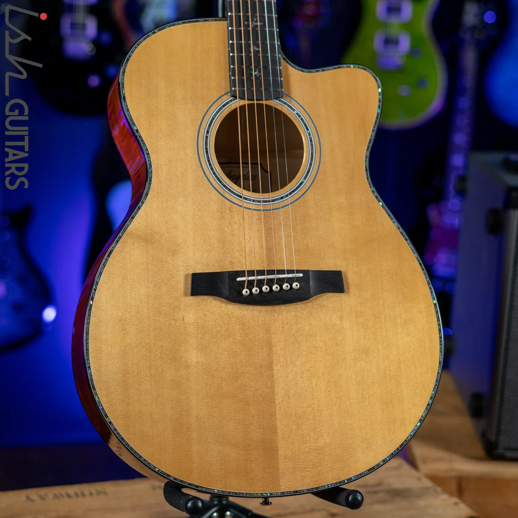 PRS SE A50E Angelus Acoustic-Electric Guitar Black Gold