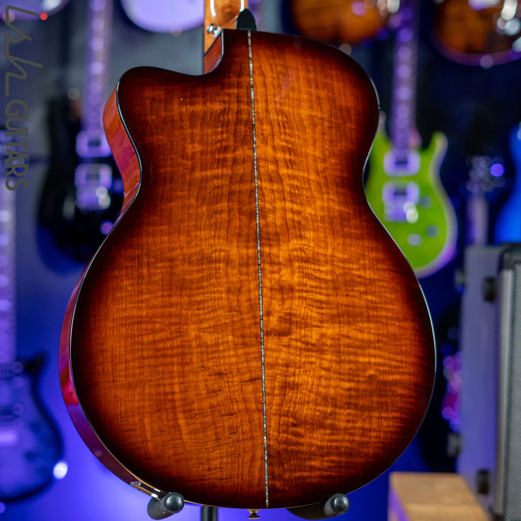 PRS SE A50E Angelus Acoustic-Electric Guitar Black Gold - Image 4