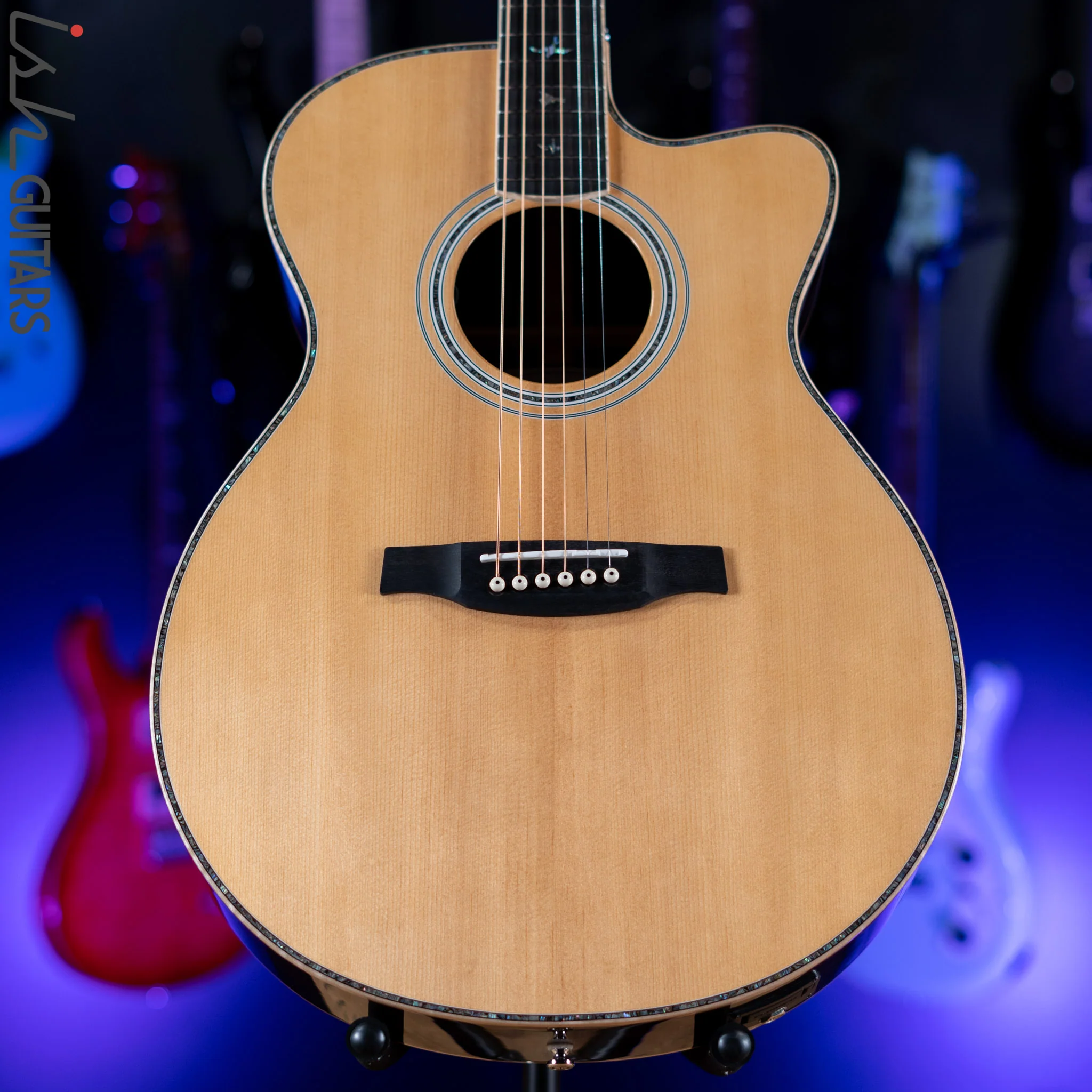 PRS SE A60E Angelus Acoustic Electric Guitar Ziricote Demo - Image 2