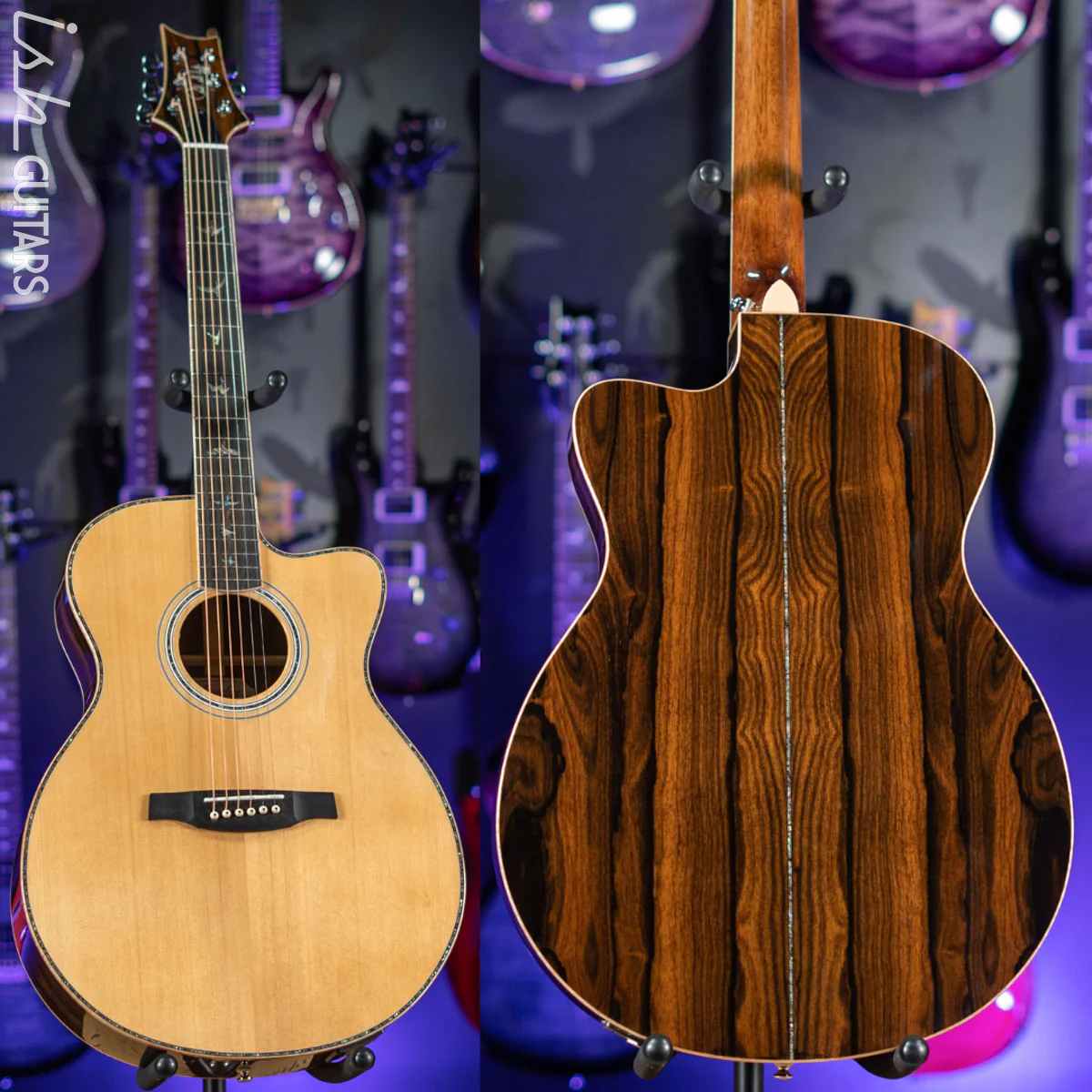 PRS SE A60E Angelus Acoustic Electric Guitar Ziricote