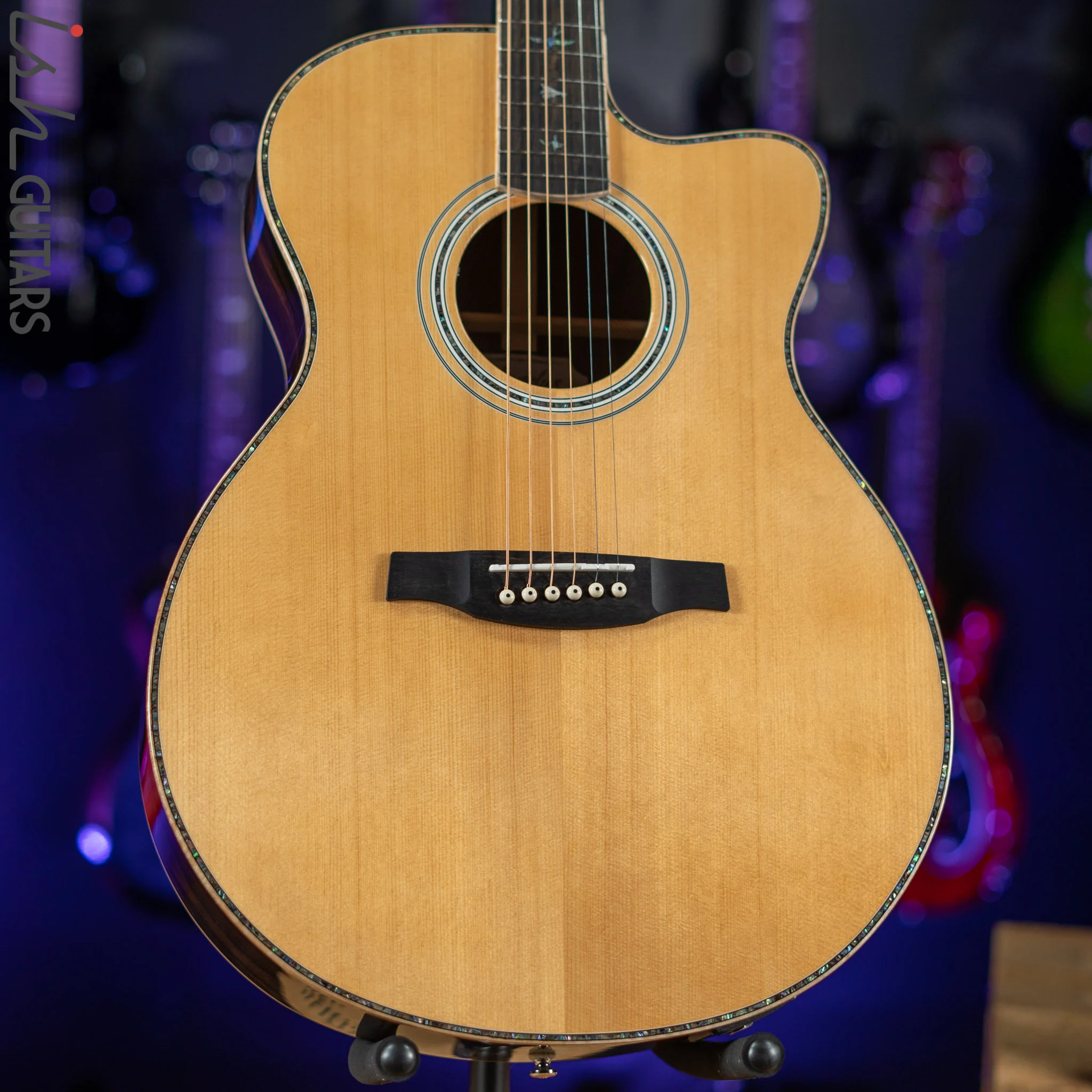 PRS SE A60E Angelus Acoustic Electric Guitar Ziricote - Image 2