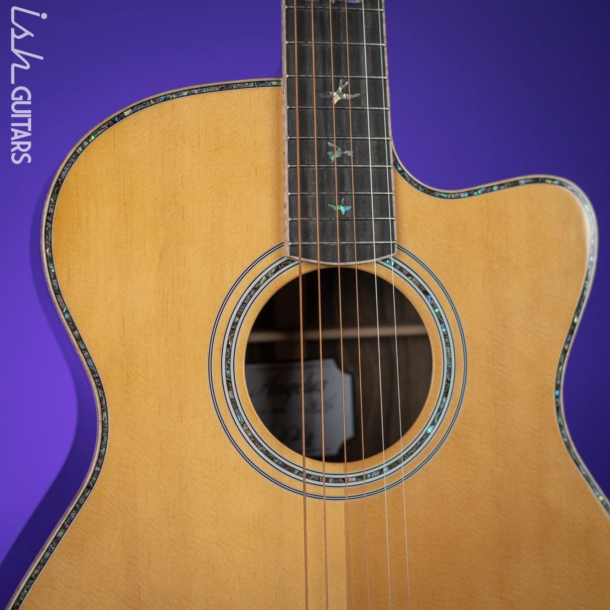 PRS SE A60E Angelus Acoustic Electric Guitar Ziricote - Image 4