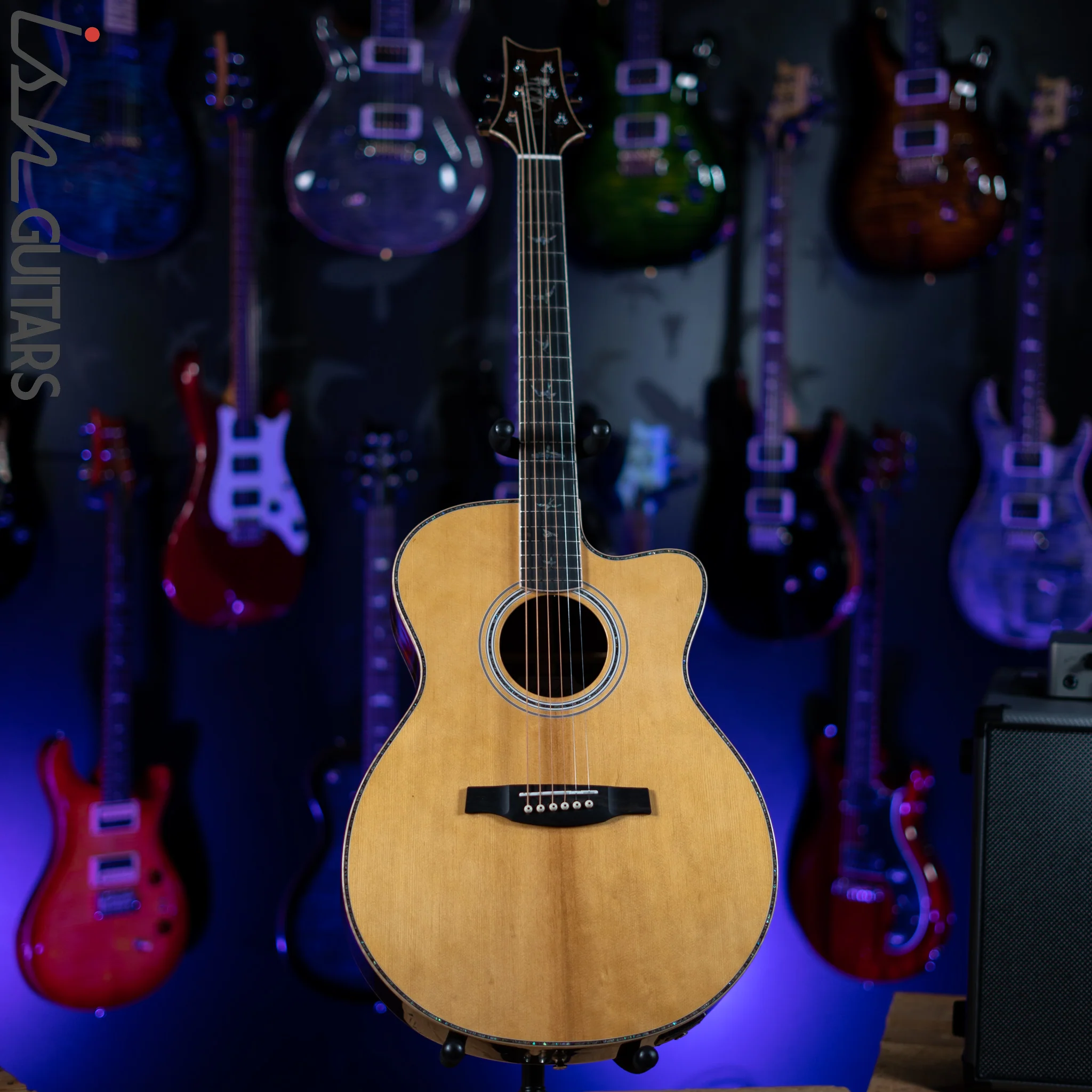 PRS SE A60E Angelus Acoustic Electric Guitar Ziricote - Image 3