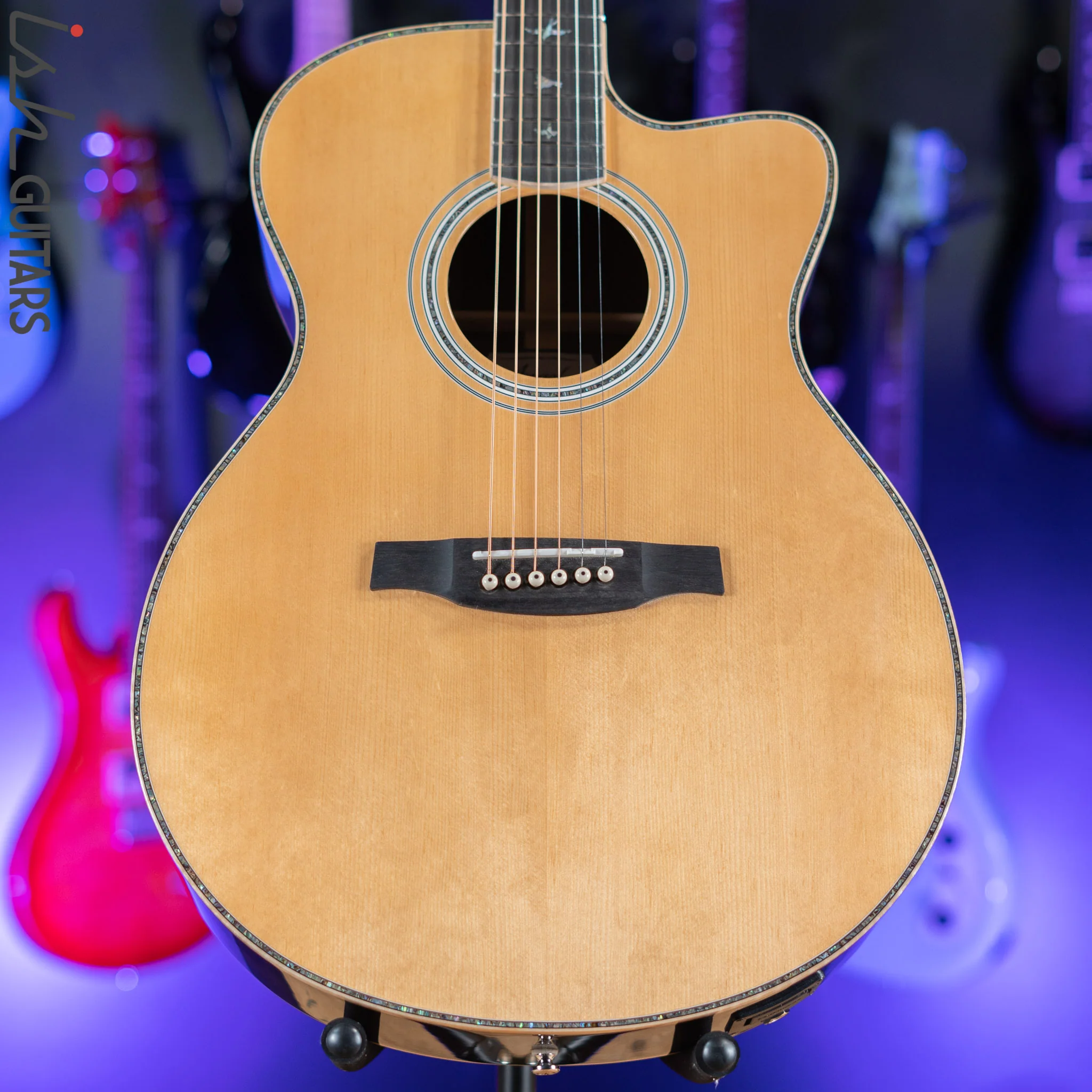 PRS SE A60E Angelus Acoustic Electric Guitar Ziricote - Image 2