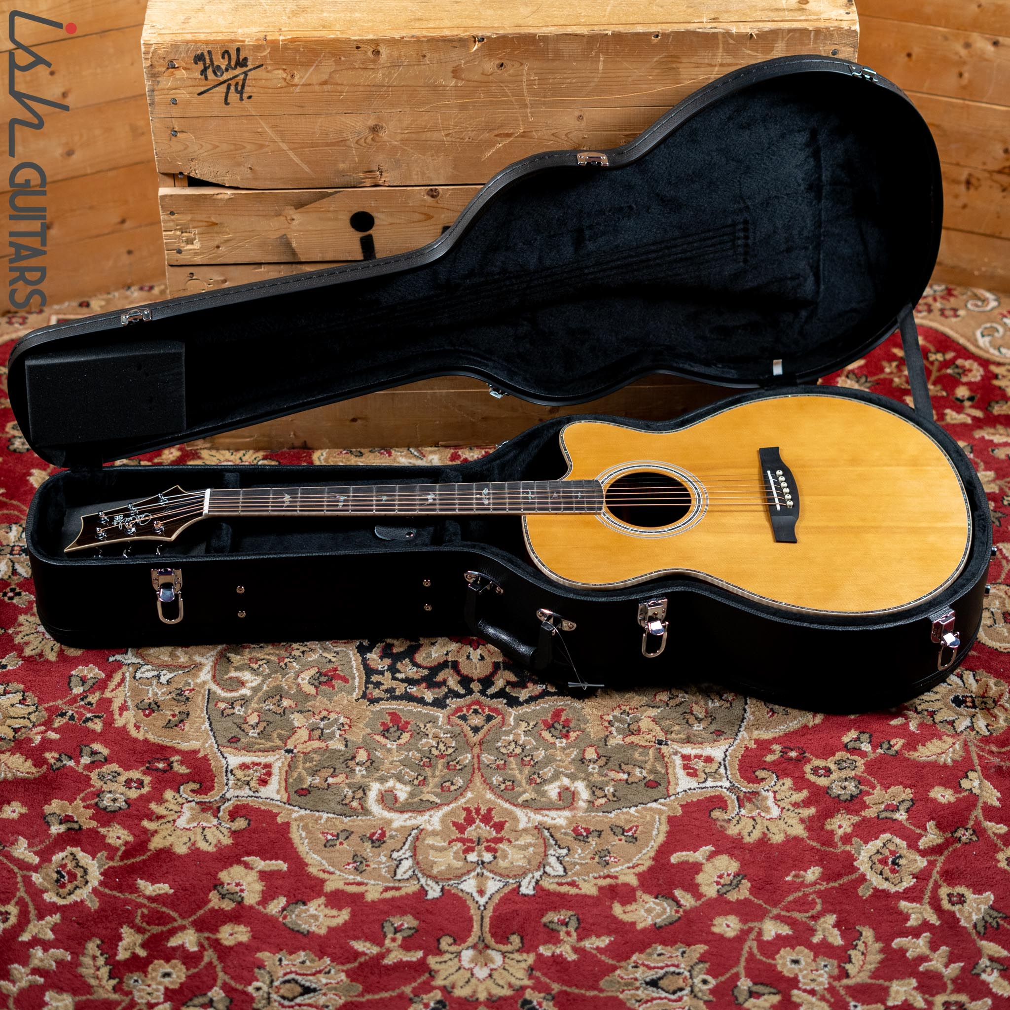 PRS SE A60E Angelus Acoustic Electric Guitar Ziricote Demo - Image 13