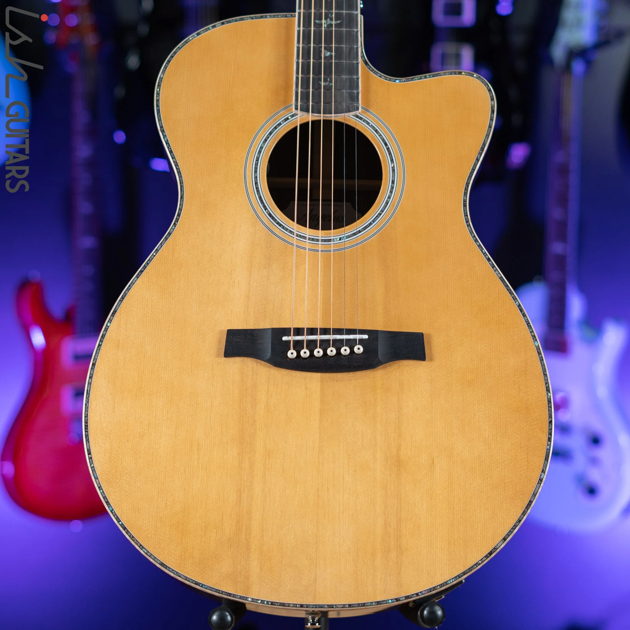 PRS SE A60E Angelus Acoustic Electric Guitar Ziricote Demo - Image 2