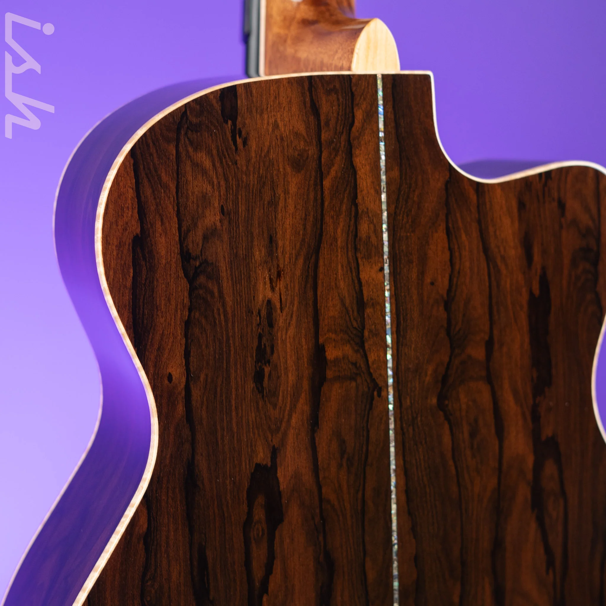 PRS SE AL60E Left Handed Acoustic-Electric Guitar Natural Demo - Image 8