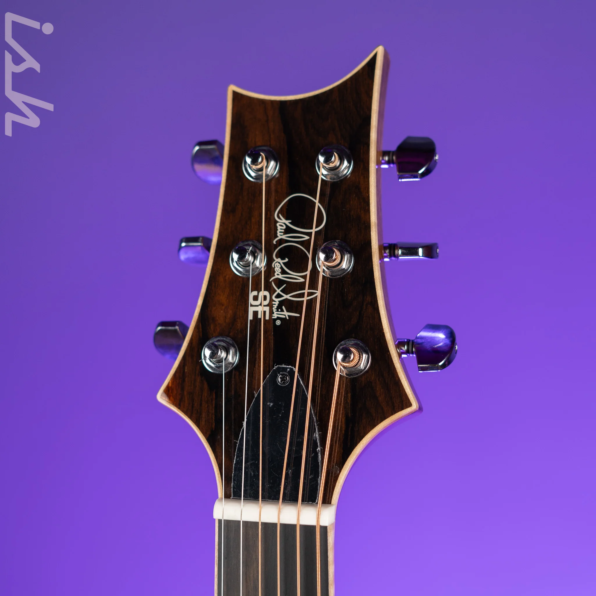 PRS SE AL60E Left Handed Acoustic-Electric Guitar Natural Demo - Image 5