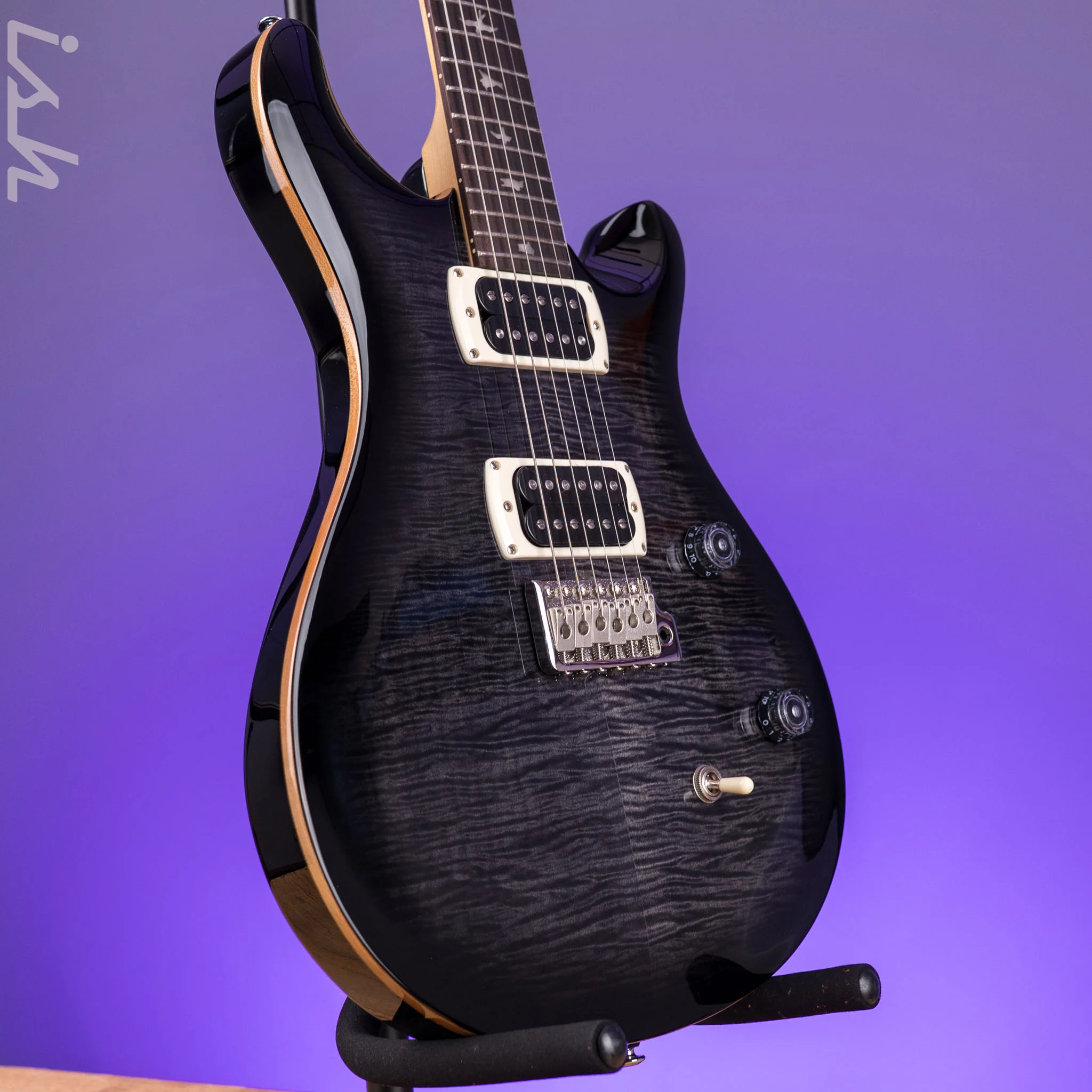 PRS SE CE 24 Charcoal Burst - Image 3