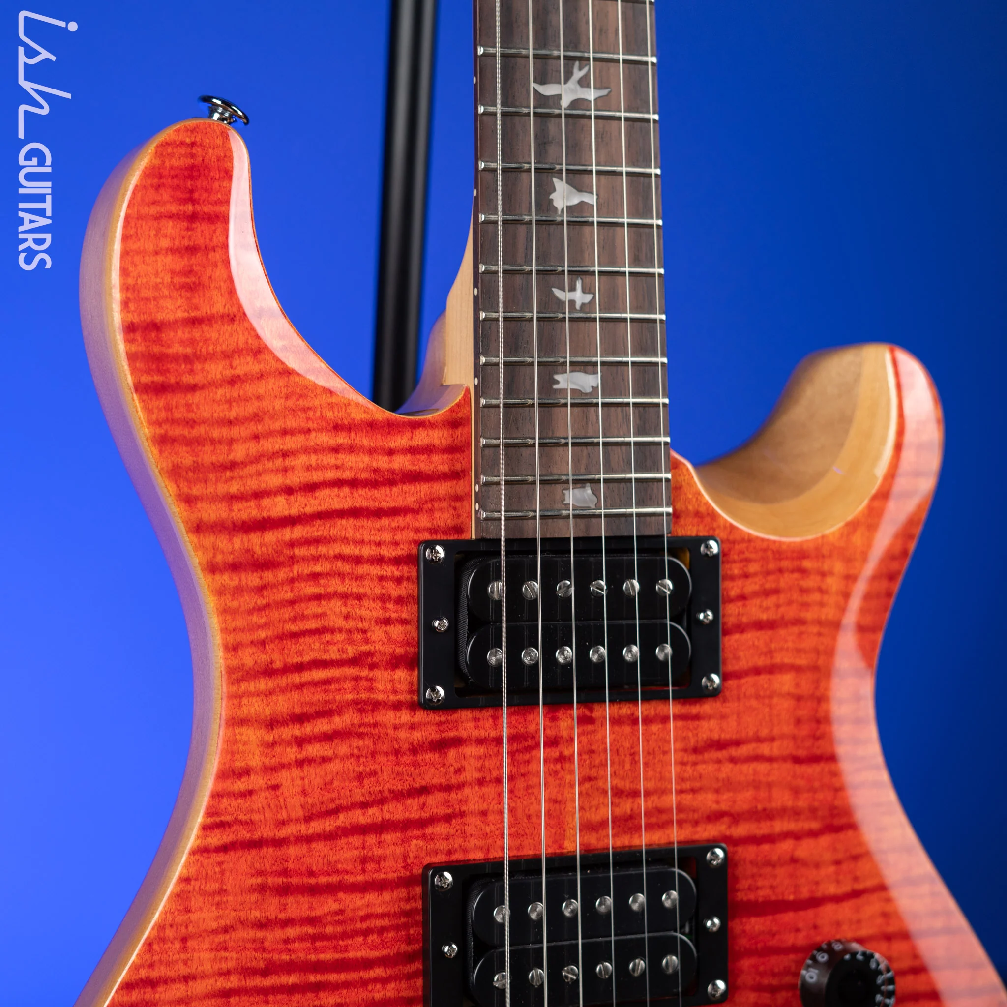 PRS SE CE 24 Electric Guitar Blood Orange - Image 3