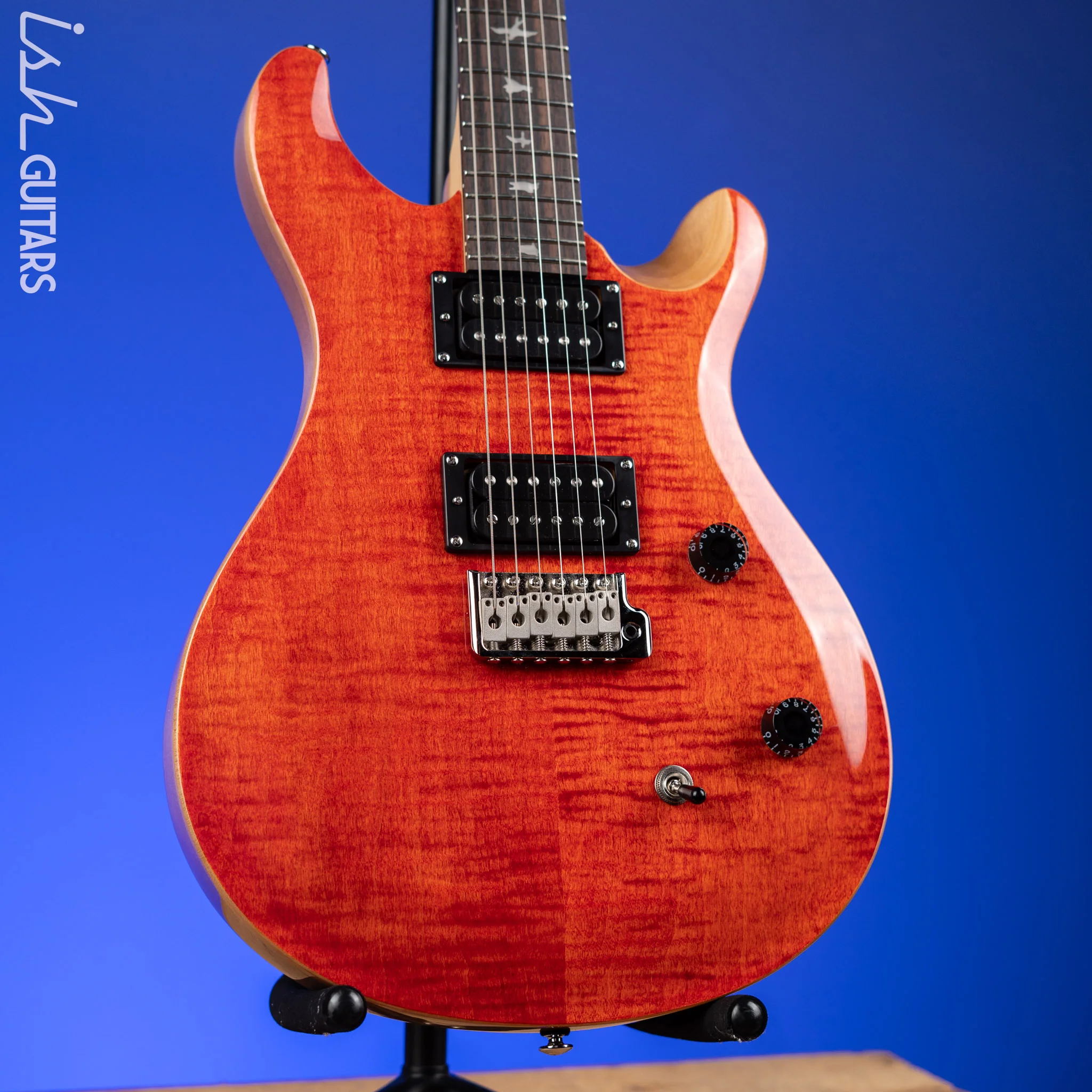 PRS SE CE 24 Electric Guitar Blood Orange Demo