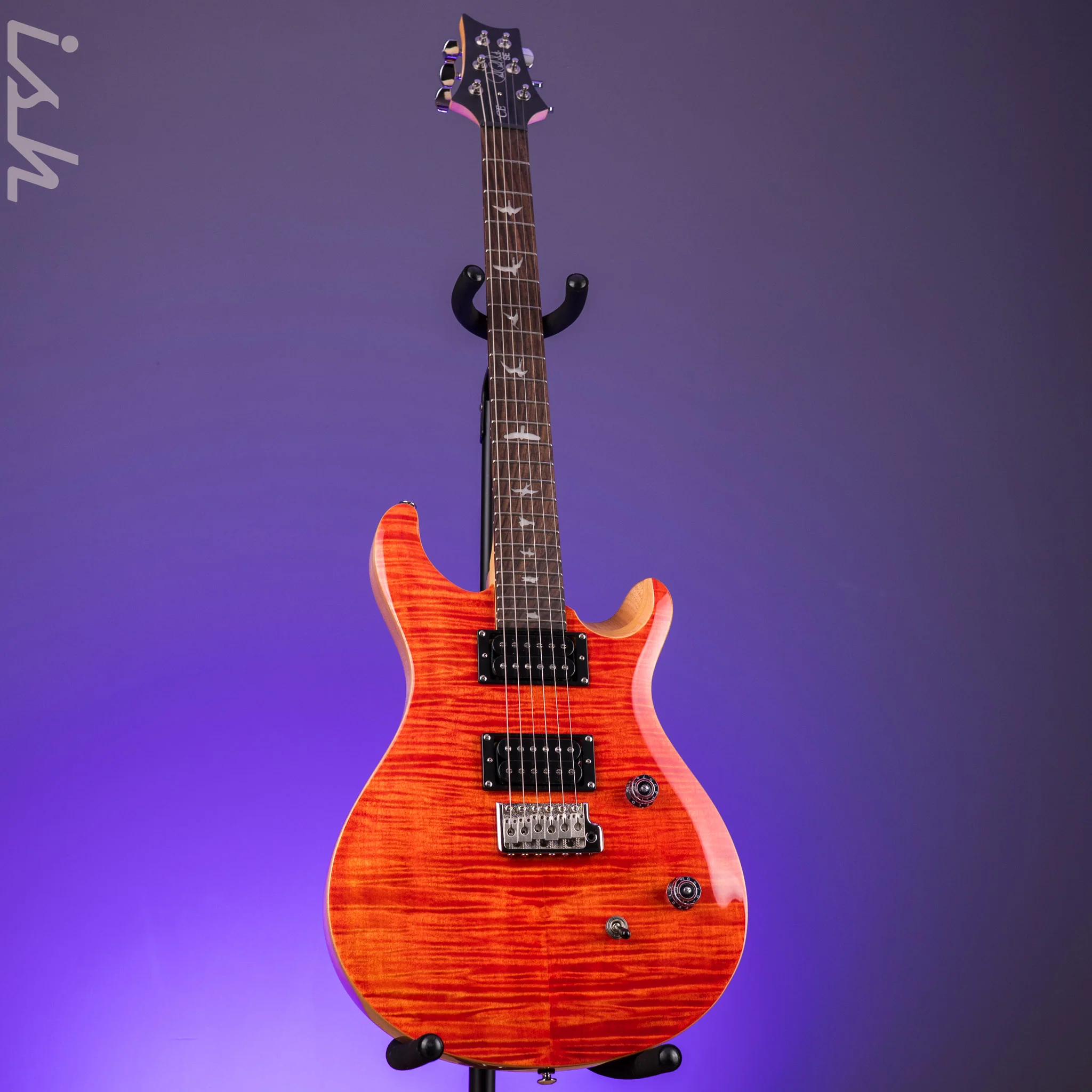 PRS SE CE 24 Electric Guitar Blood Orange - Image 2