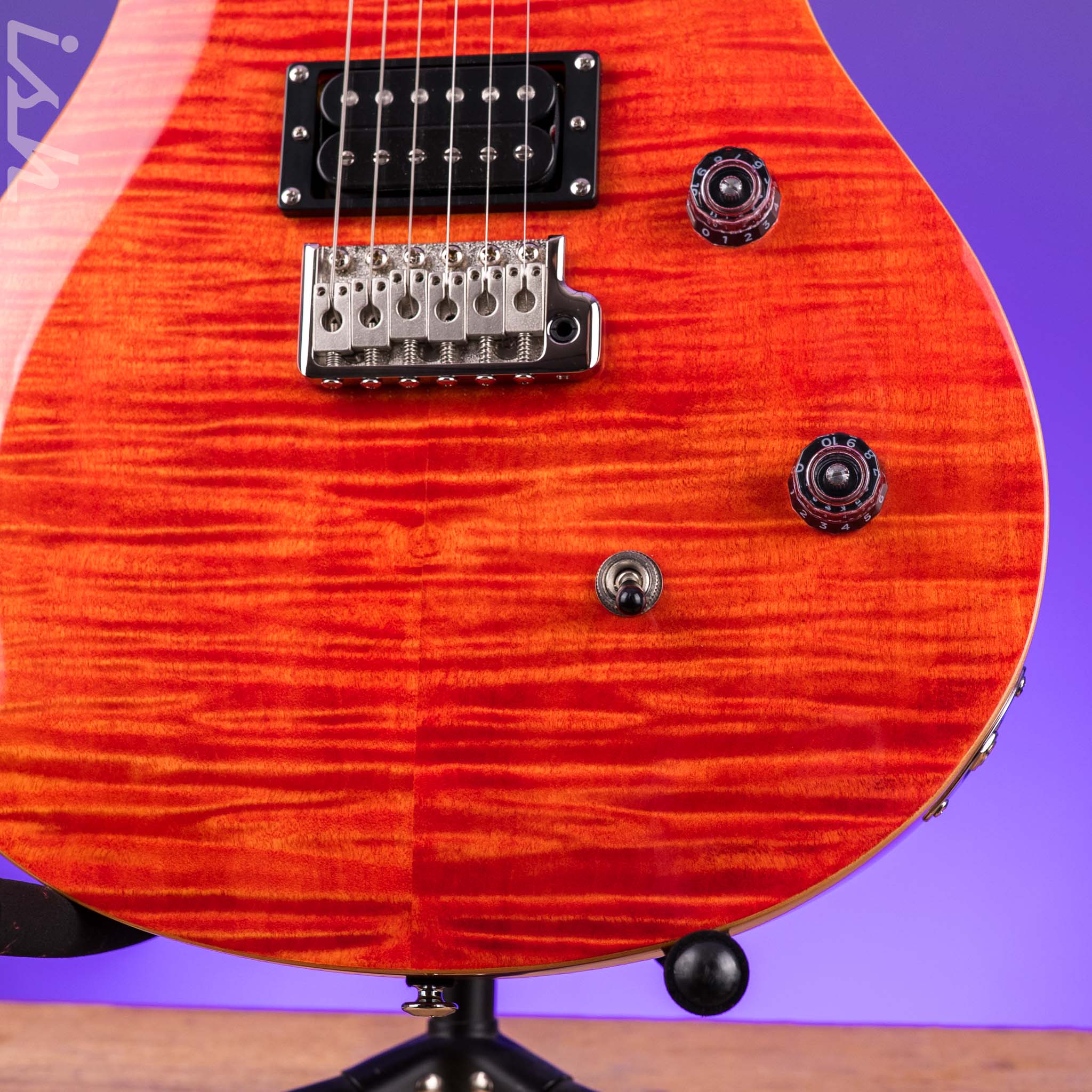 PRS SE CE 24 Electric Guitar Blood Orange - Image 5
