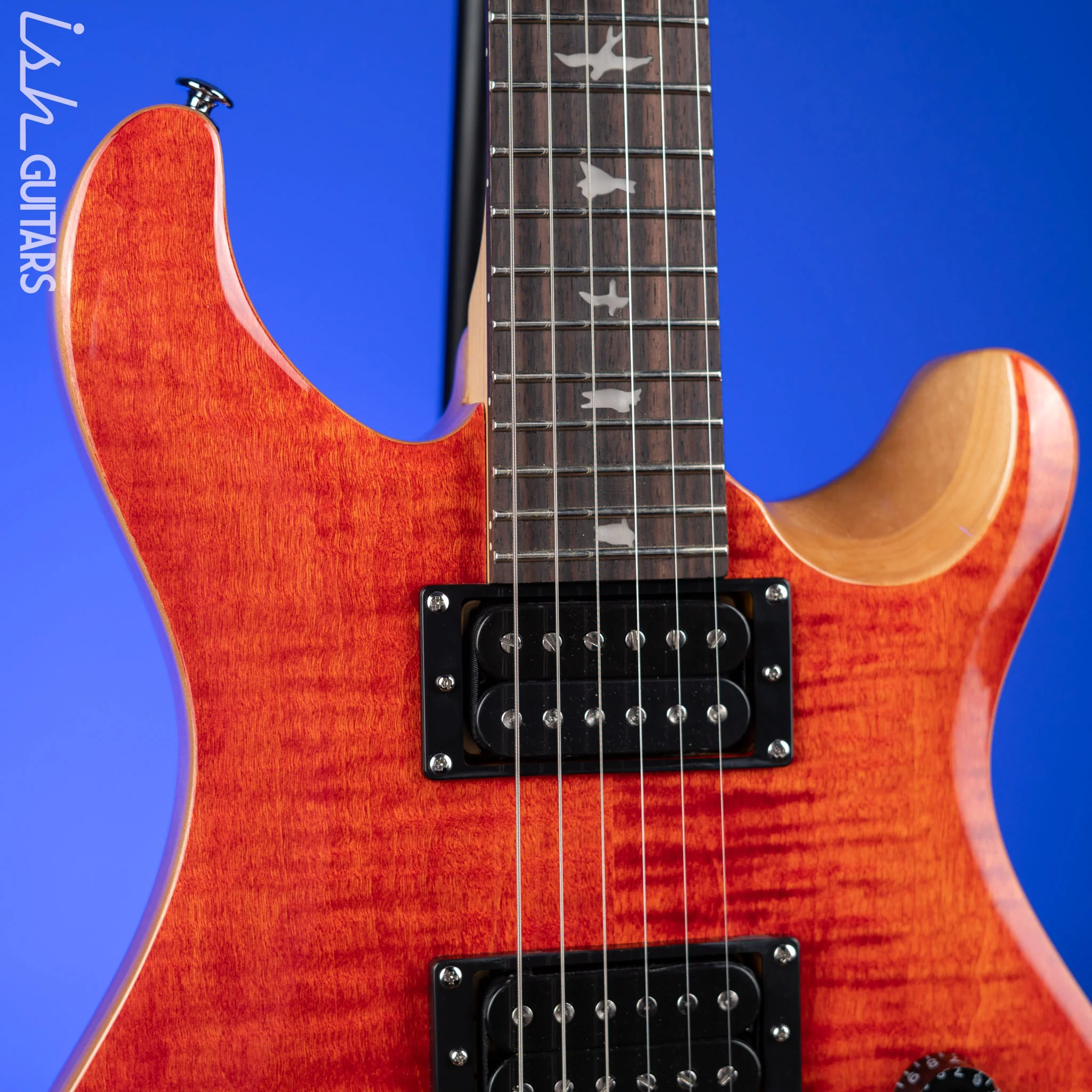 PRS SE CE 24 Electric Guitar Blood Orange Demo - Image 3