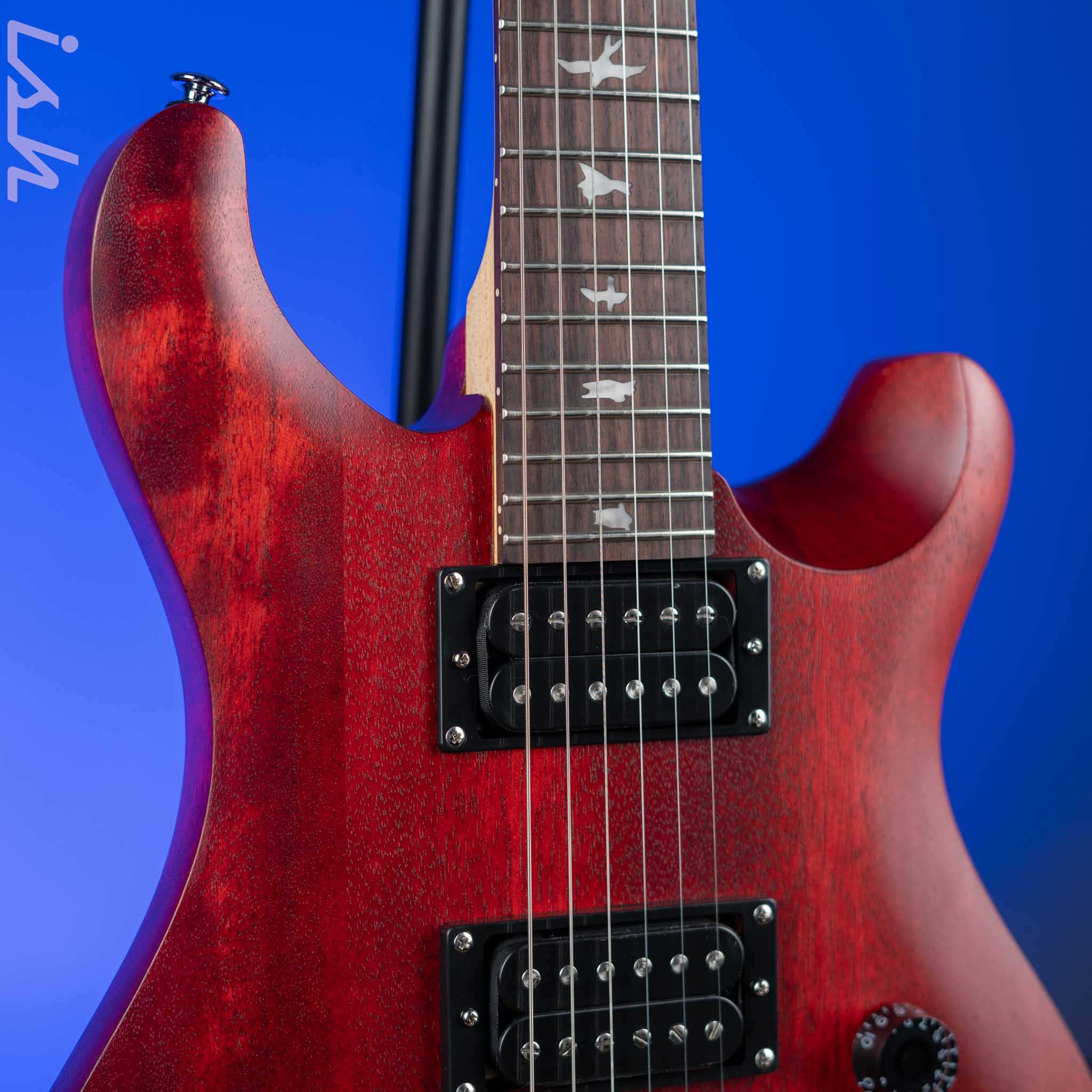 PRS SE CE 24 Standard Satin Electric Guitar Vintage Cherry - Image 3