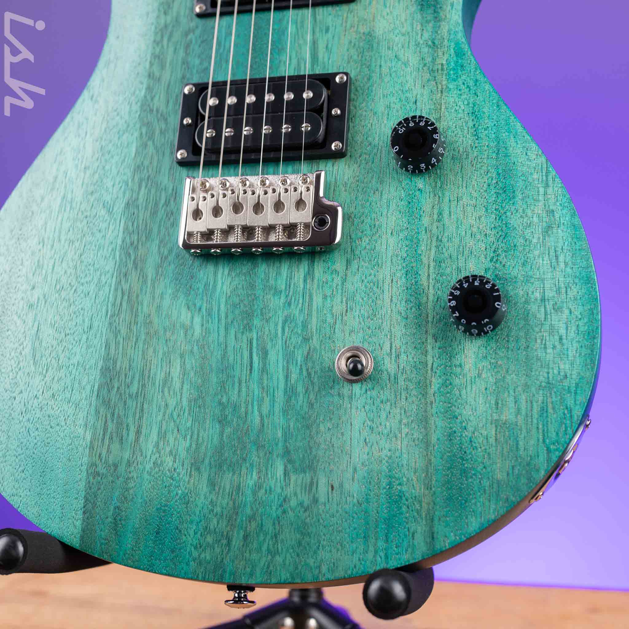 PRS SE CE 24 Standard Satin Electric Guitar Turquoise - Image 4