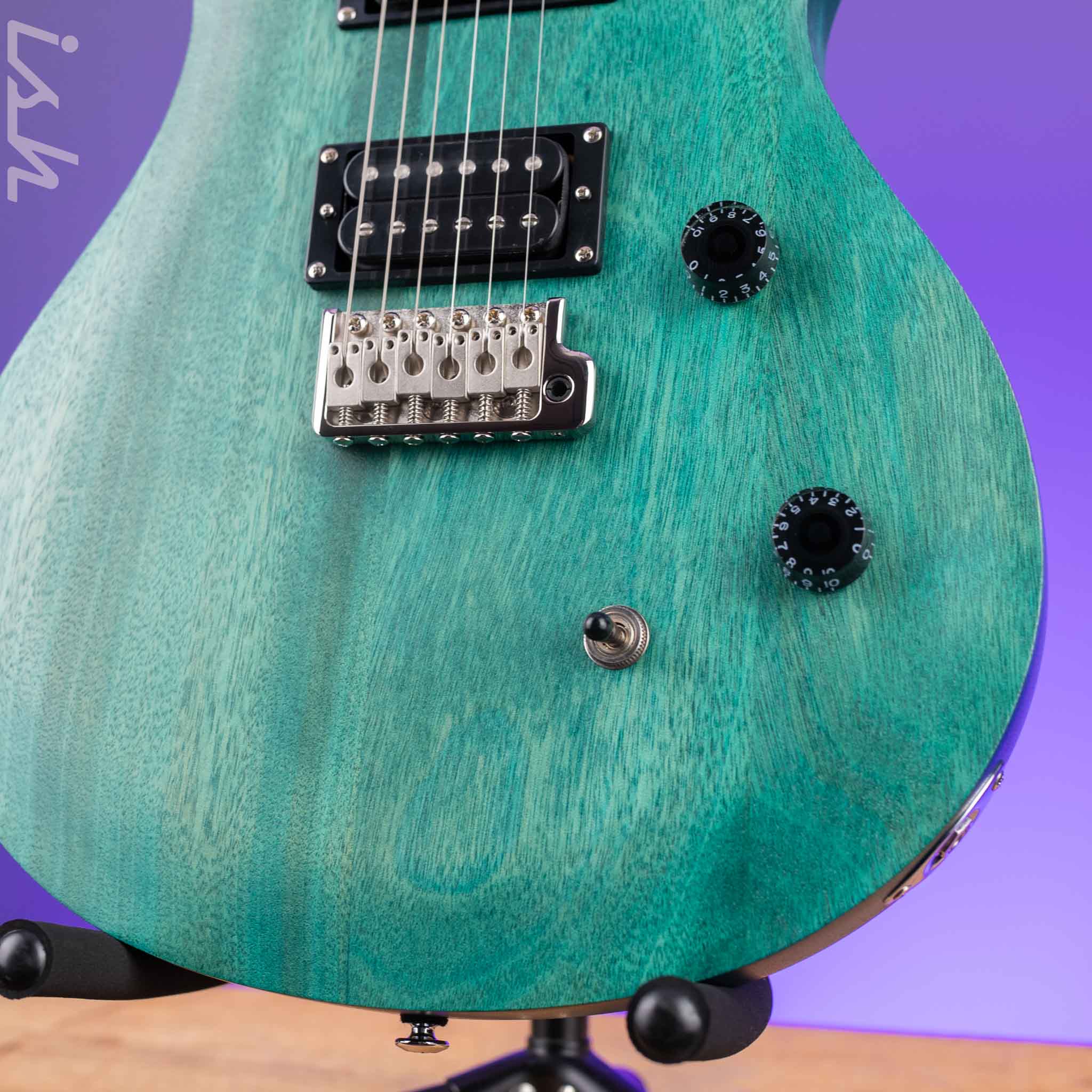 PRS SE CE 24 Standard Satin Electric Guitar Turquoise Demo - Image 4