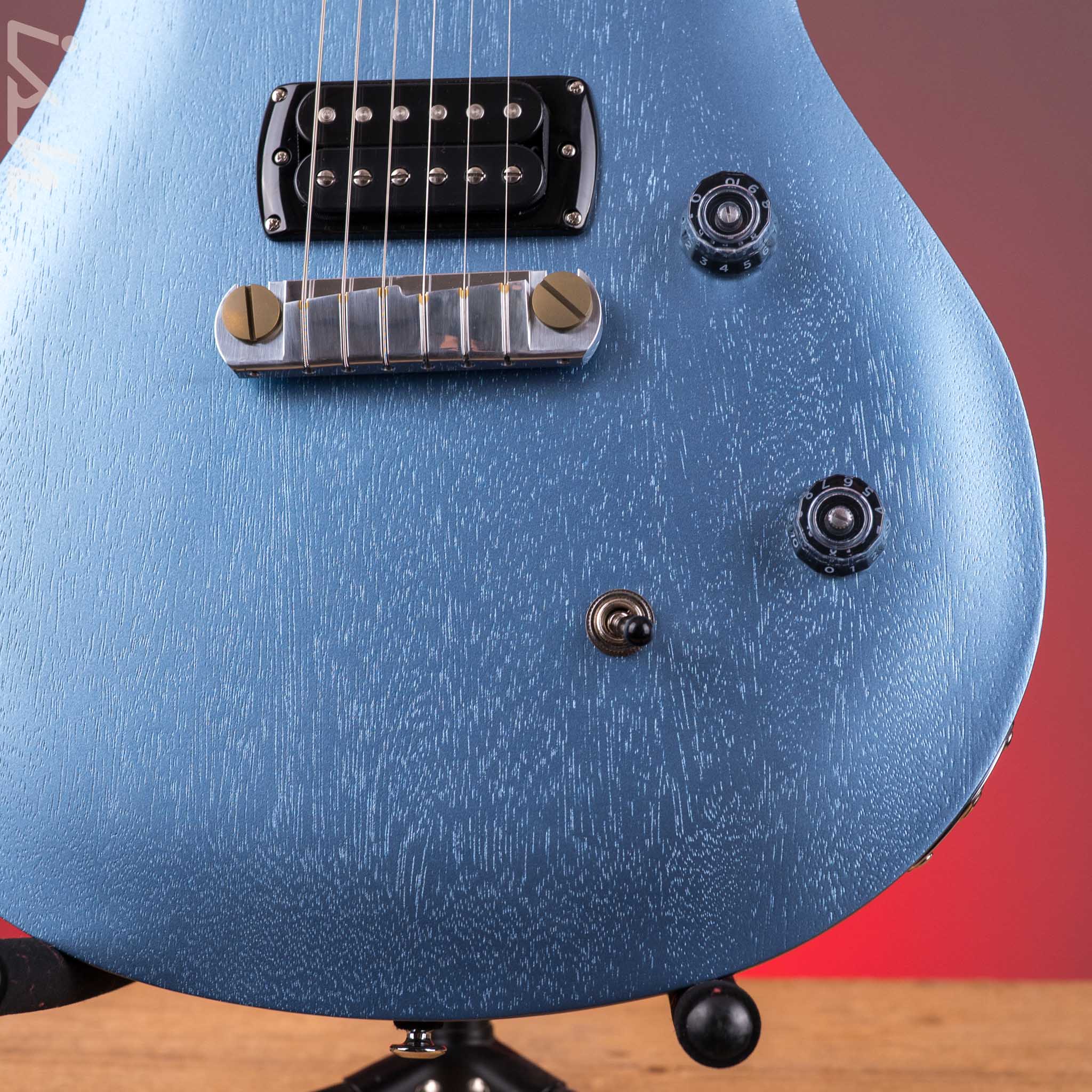 PRS SE CE 24 Standard Stoptail Satin Ice Blue Metallic - Image 5
