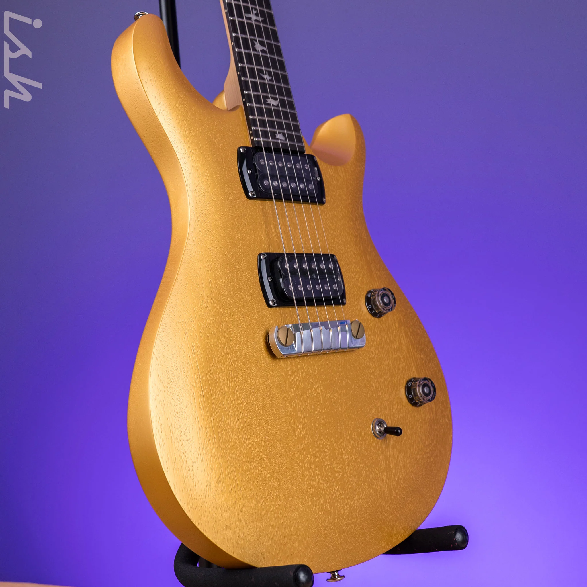 PRS SE CE 24 Standard Stoptail Satin Metallic Gold - Image 3