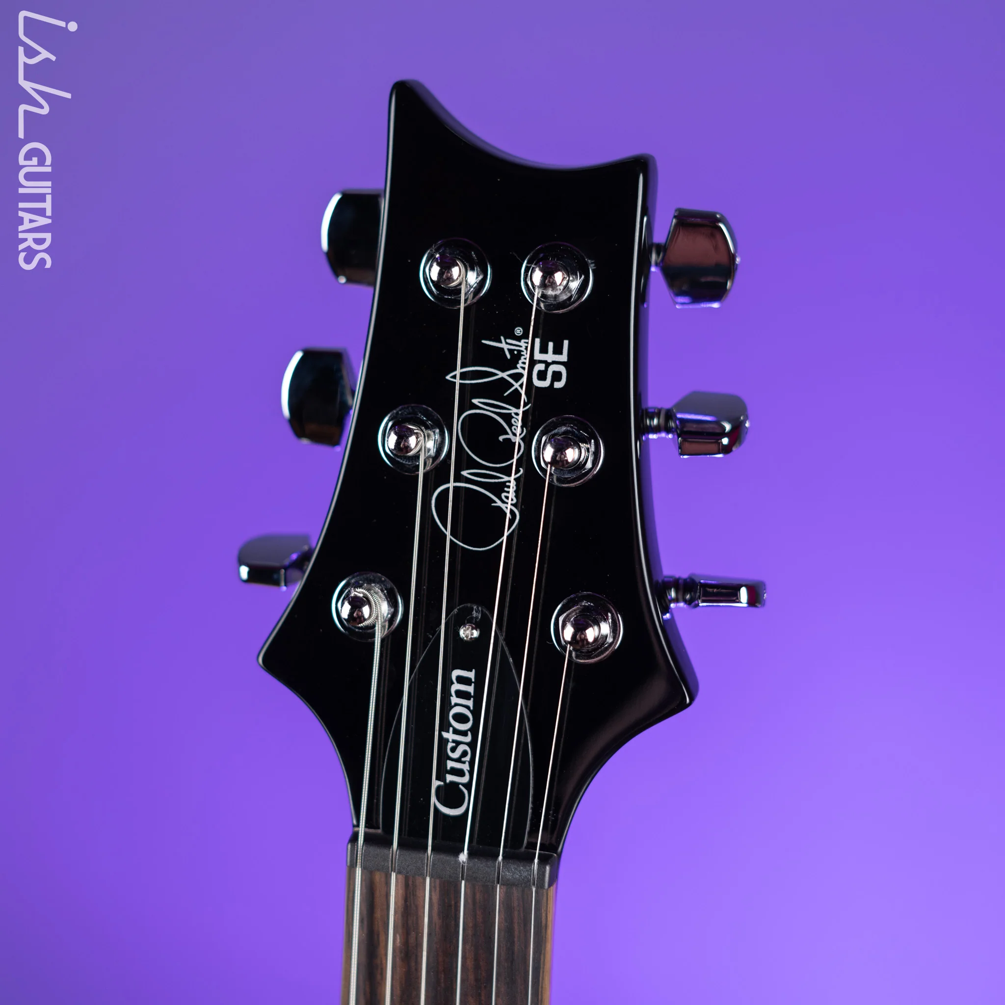 PRS SE Custom 22 Semi-Hollow Black Gold Sunburst - Image 5