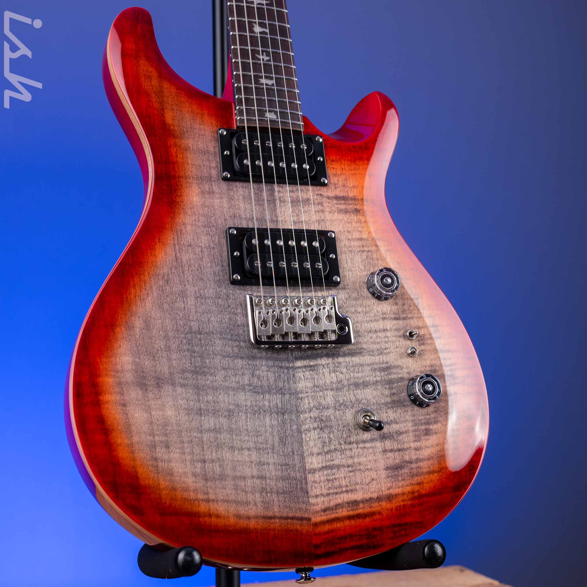 PRS SE Custom 24-08 Electric Guitar Charcoal Cherry Burst *2025 Release!*