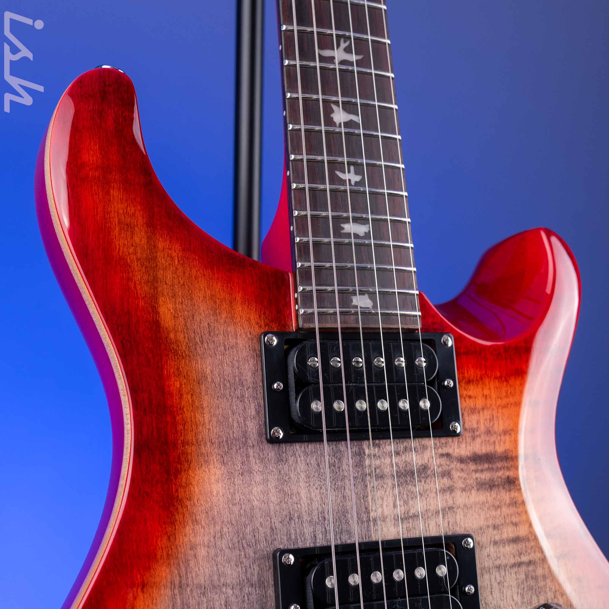 PRS SE Custom 24-08 Electric Guitar Charcoal Cherry Burst *2025 Release!* - Image 4