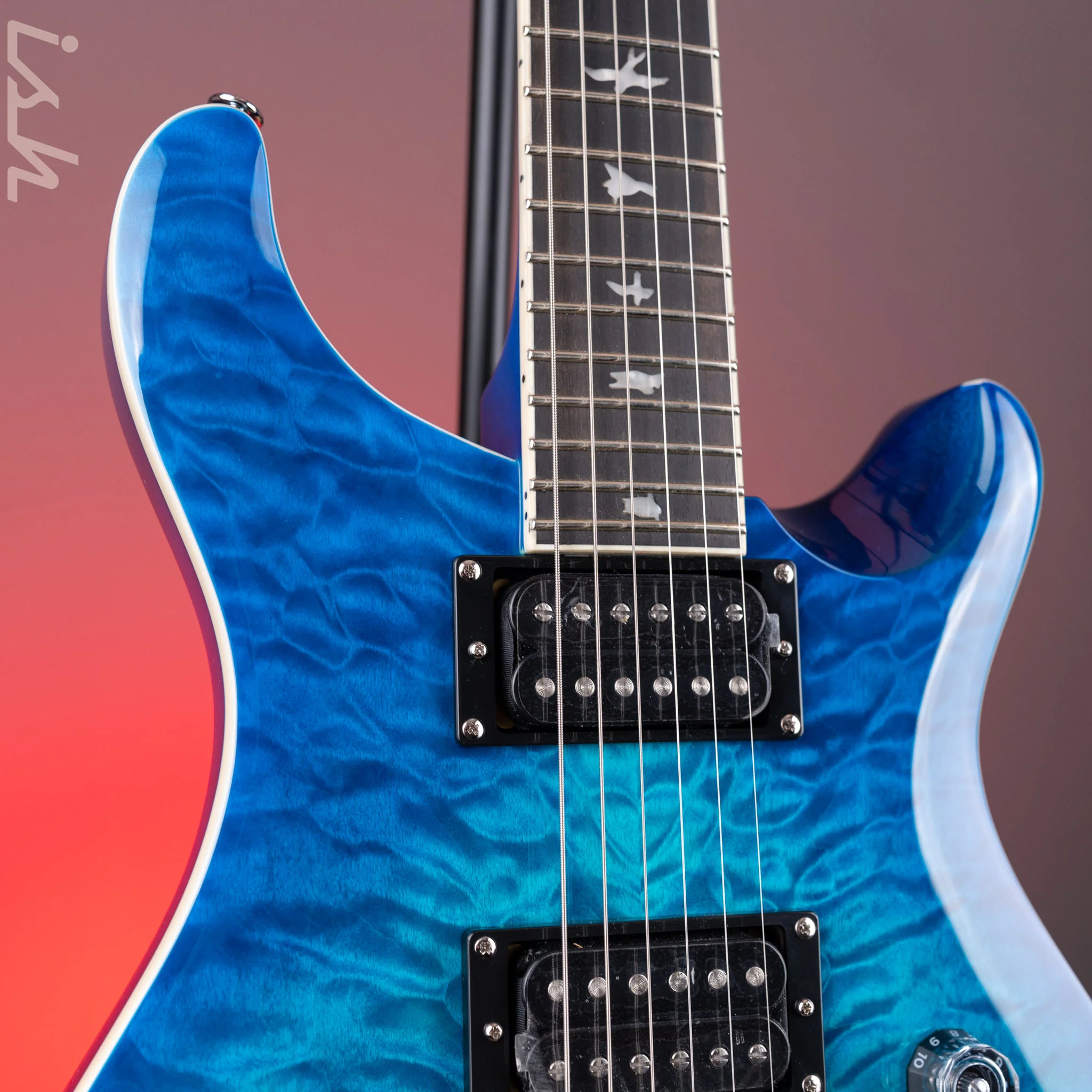 PRS SE Custom 24-08 Electric Guitar Quilt Lake Blue *2025 Release!* - Image 3