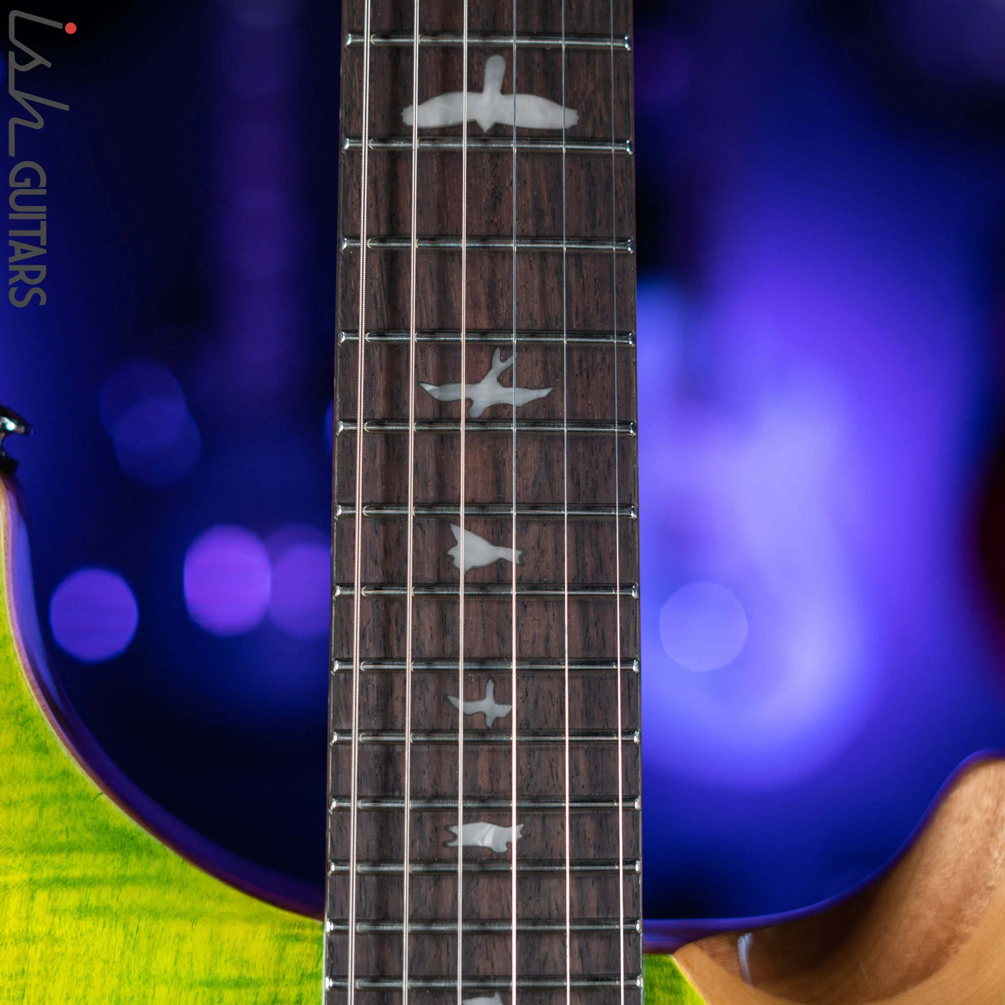 PRS SE Custom 24-08 Eriza Verde Electric Guitar - Image 5
