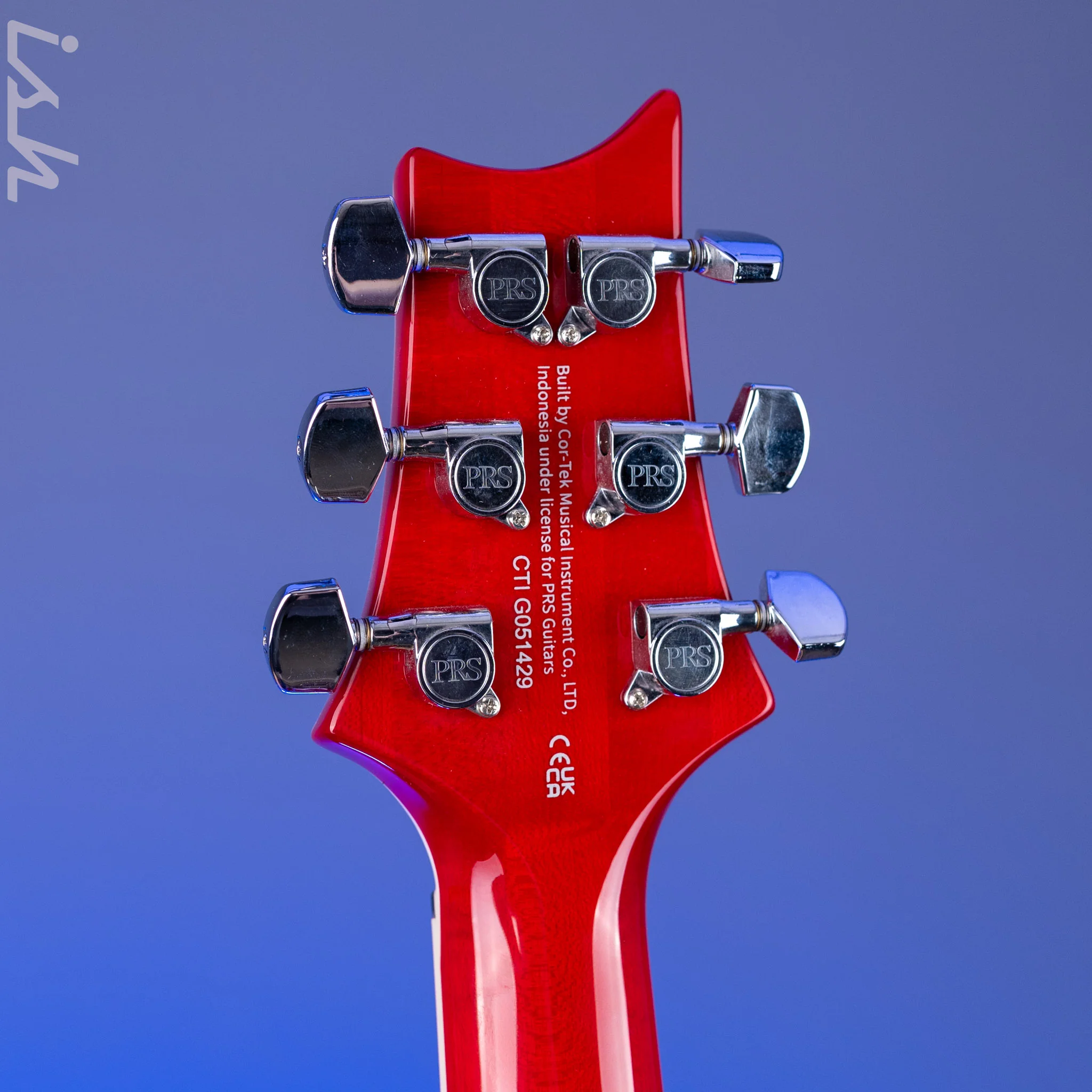 PRS SE Custom 24-08 Quilt Electric Guitar Charcoal Cherry Burst *2025 Release!* - Image 10