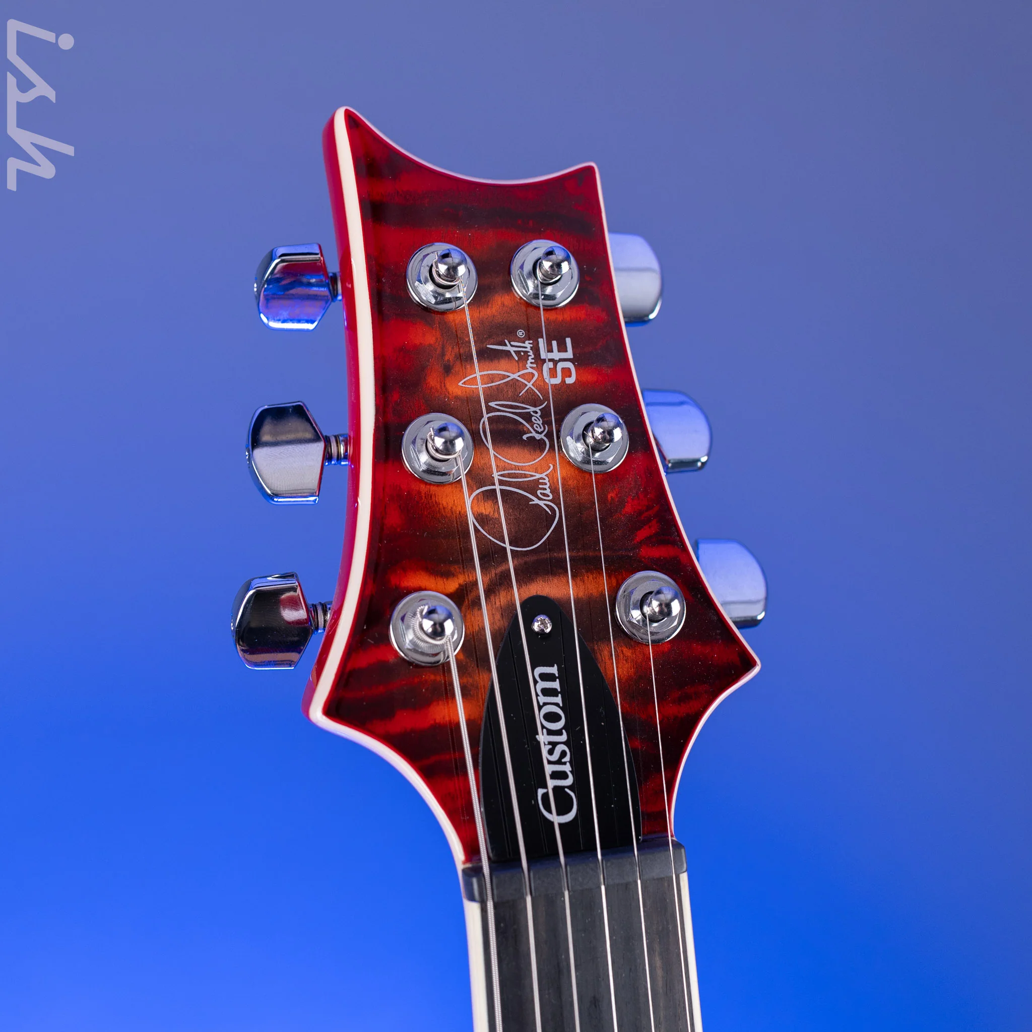 PRS SE Custom 24-08 Quilt Electric Guitar Charcoal Cherry Burst *2025 Release!* - Image 5
