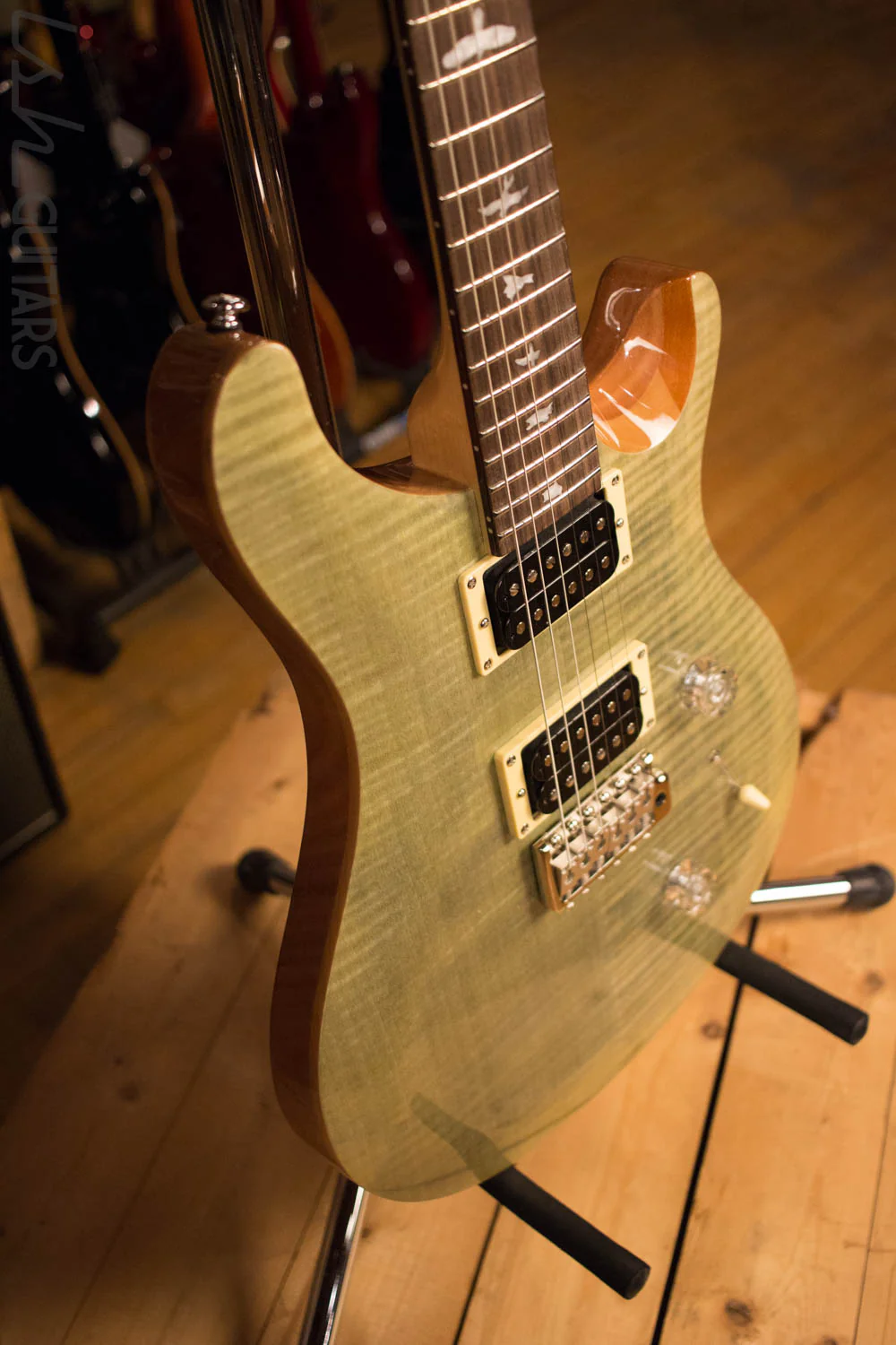 Paul Reed Smith PRS SE Custom 24 Trampas Green - Image 6