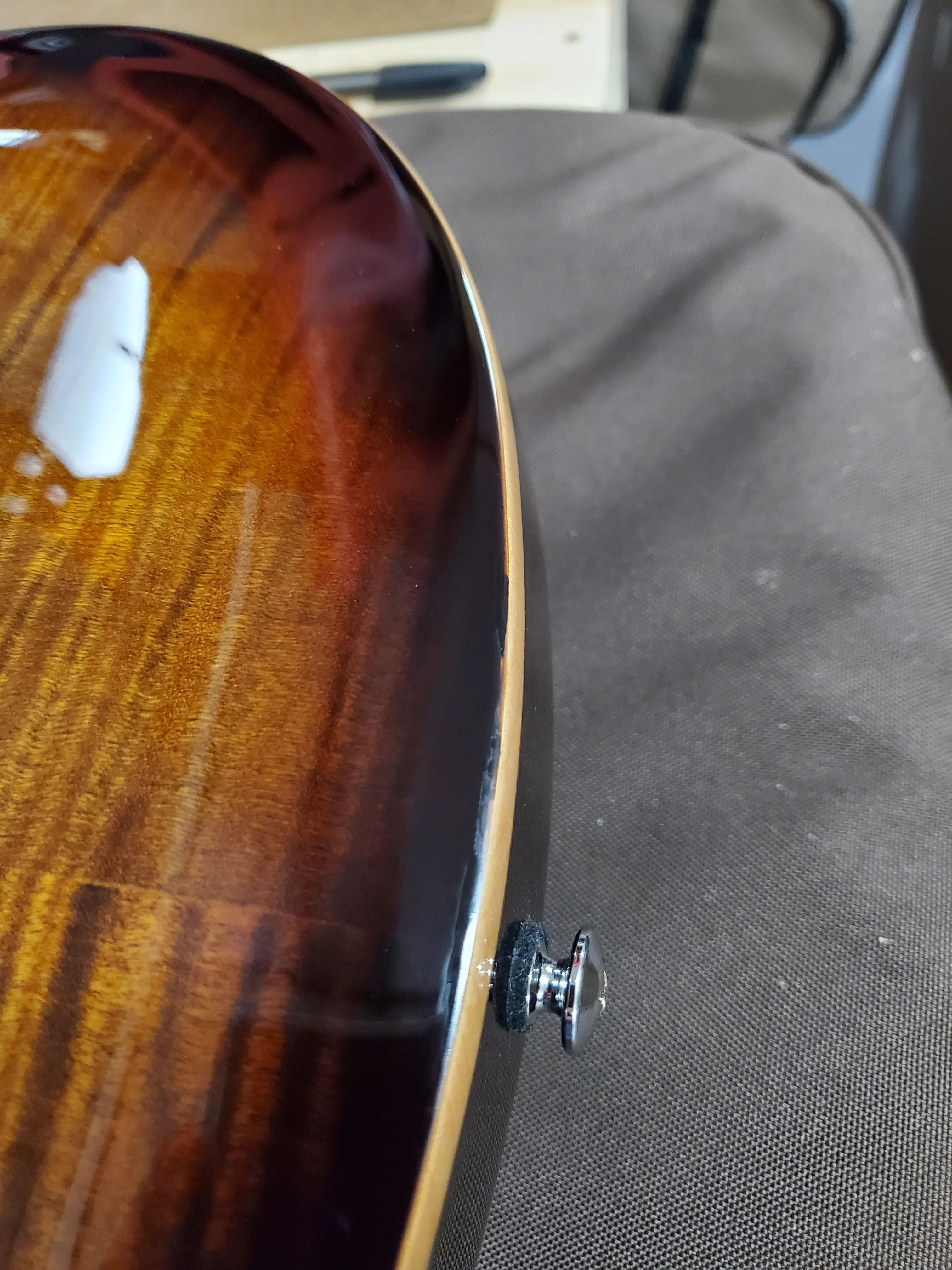 PRS SE Custom 24 Black Gold Sunburst Blemish - Image 7