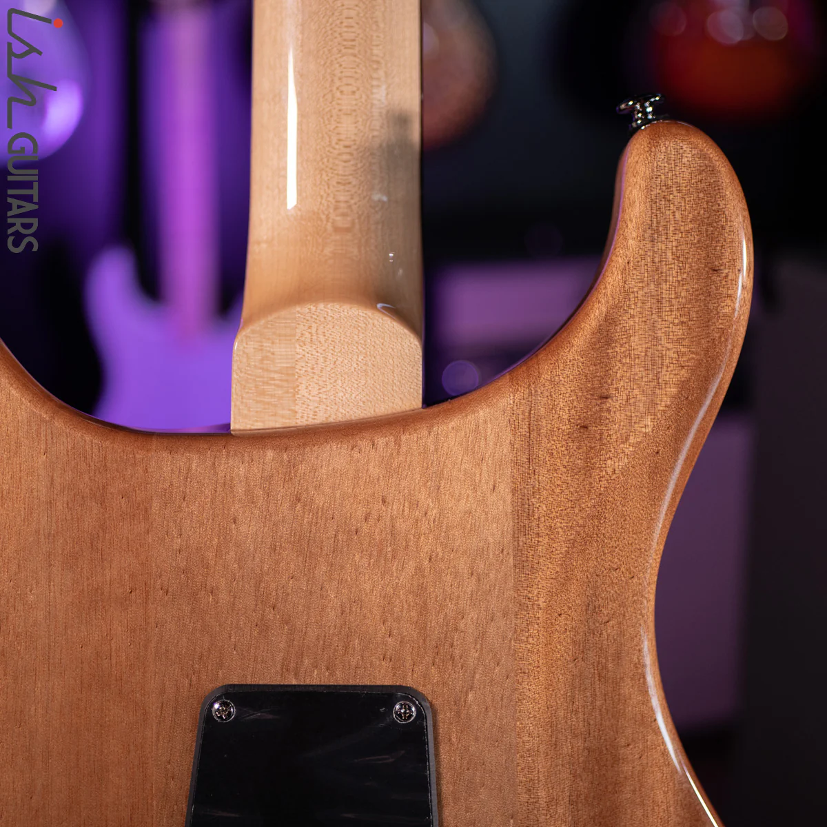 PRS SE Custom 24 Bonnie Pink Natural Back - Image 9