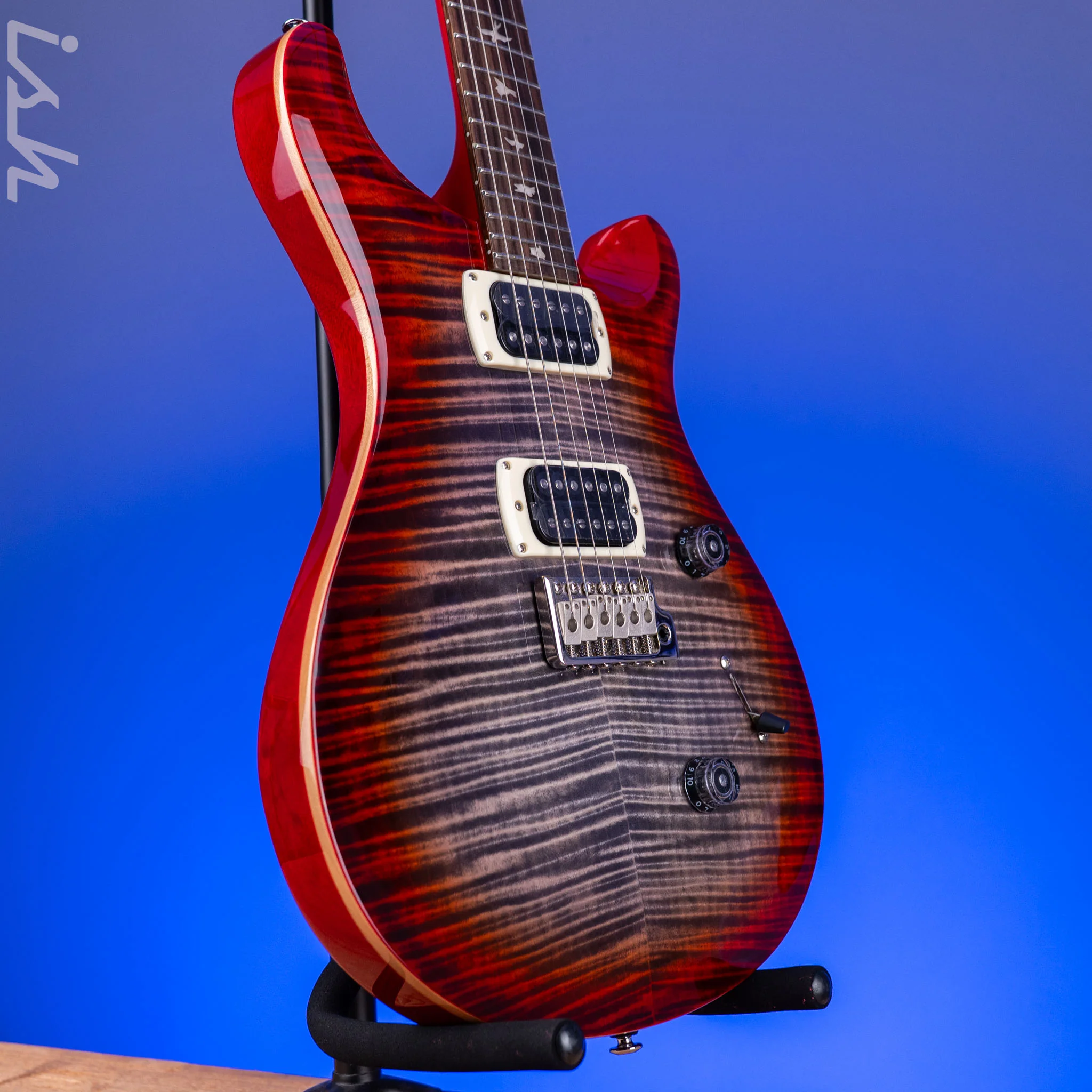 PRS SE Custom 24 Charcoal Cherry Burst - Image 3