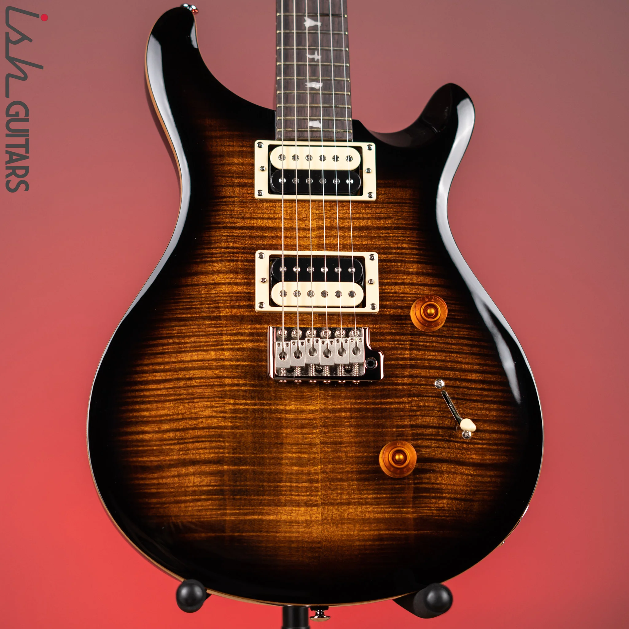 PRS SE Custom 24 Electric Guitar Black Gold