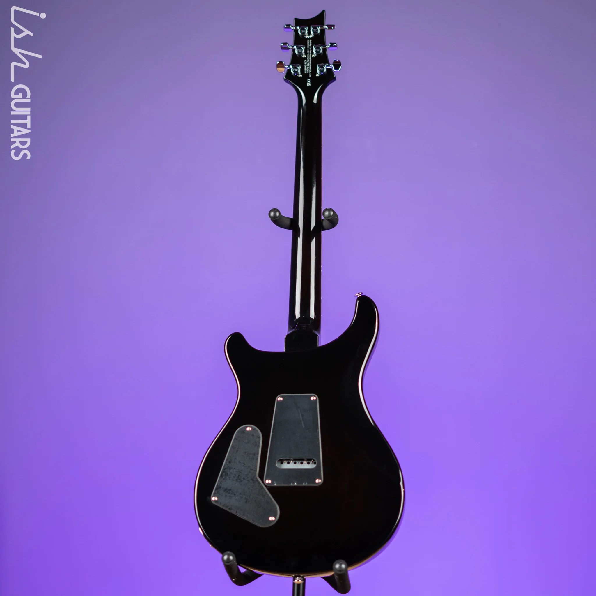 PRS SE Custom 24 Electric Guitar Black Gold - Image 6